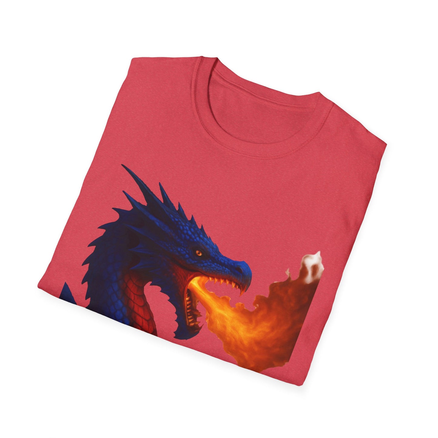 Fantasy Dragon Graphic Tee - Perfect for Gamers, Fantasy Lovers, Birthday Gifts, Casual Wear, Unique Gifts