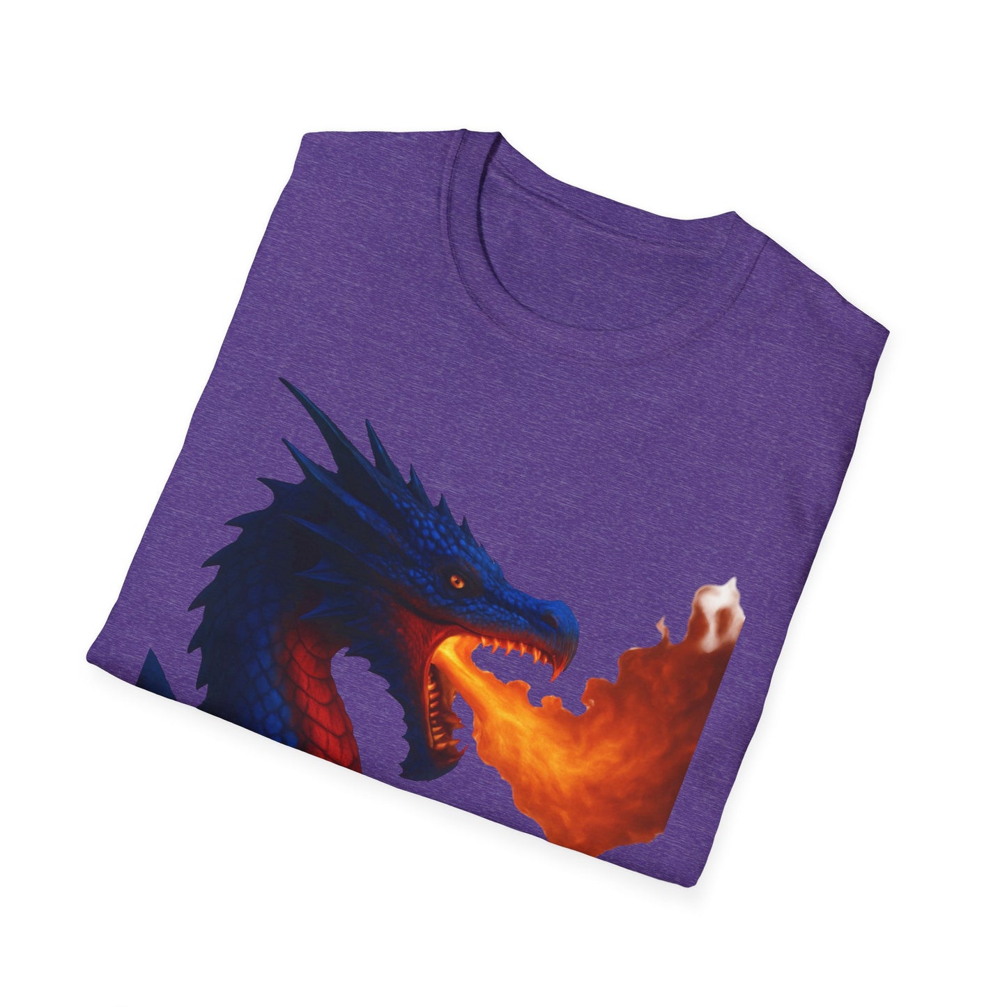 Fantasy Dragon Graphic Tee - Perfect for Gamers, Fantasy Lovers, Birthday Gifts, Casual Wear, Unique Gifts