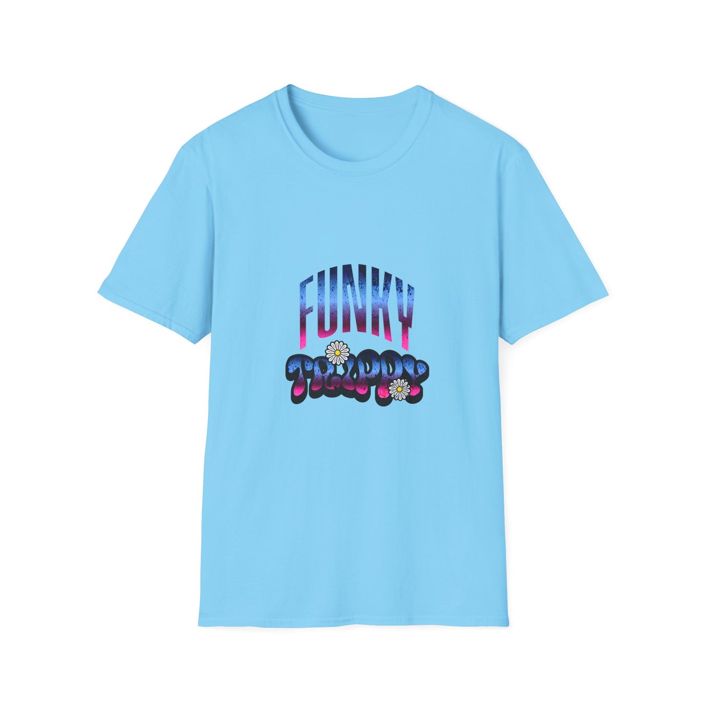 Funky Happy Unisex T-Shirt – Perfect for Festivals, Gifts & Everyday Wear, Vivid Graphics, Casual Style, Birthday Celebration