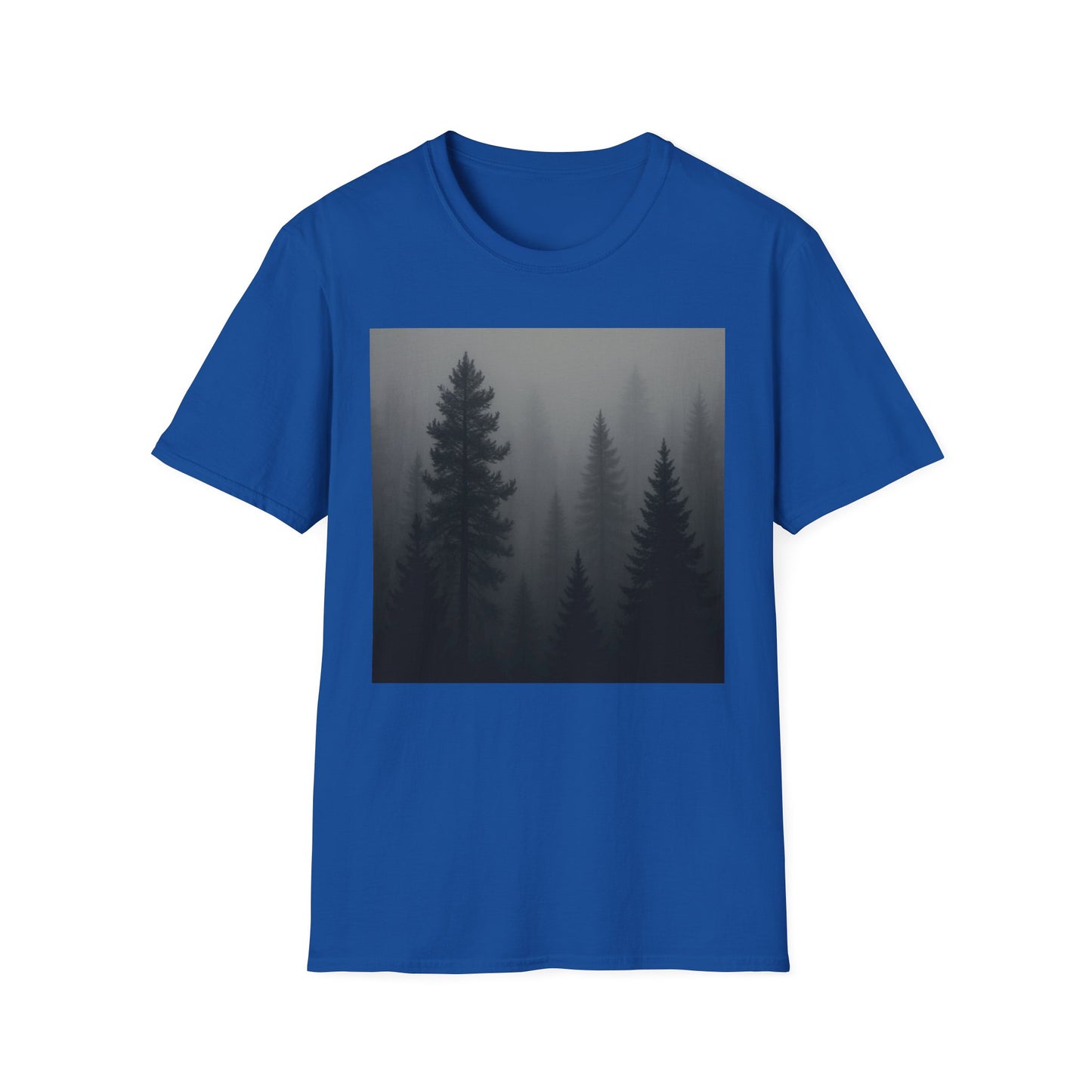 Mystical Forest T-Shirt | Unisex Softstyle Tee for Nature Lovers, Outdoor Adventures, Casual Wear, Gifts for Him & Her