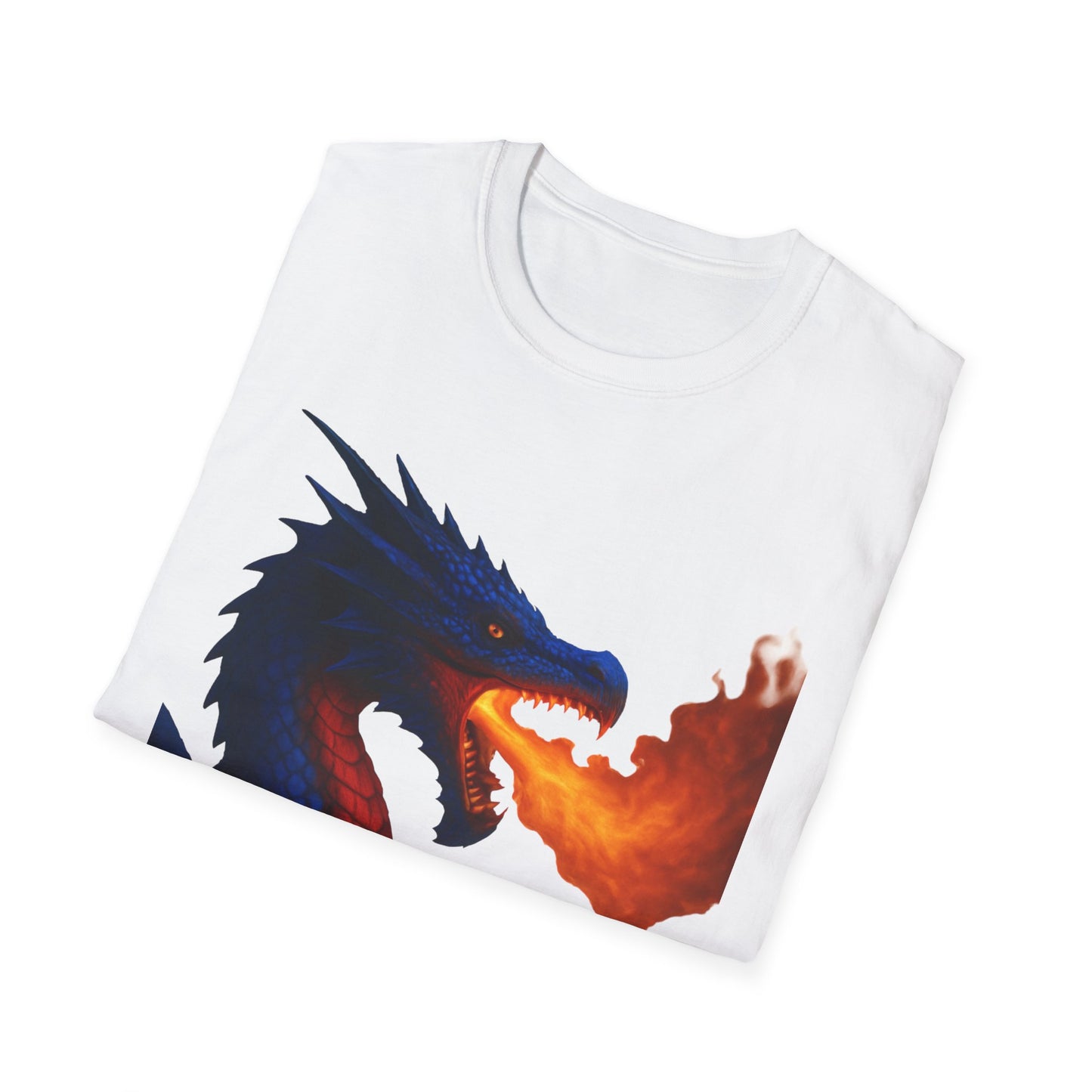 Fantasy Dragon Graphic Tee - Perfect for Gamers, Fantasy Lovers, Birthday Gifts, Casual Wear, Unique Gifts