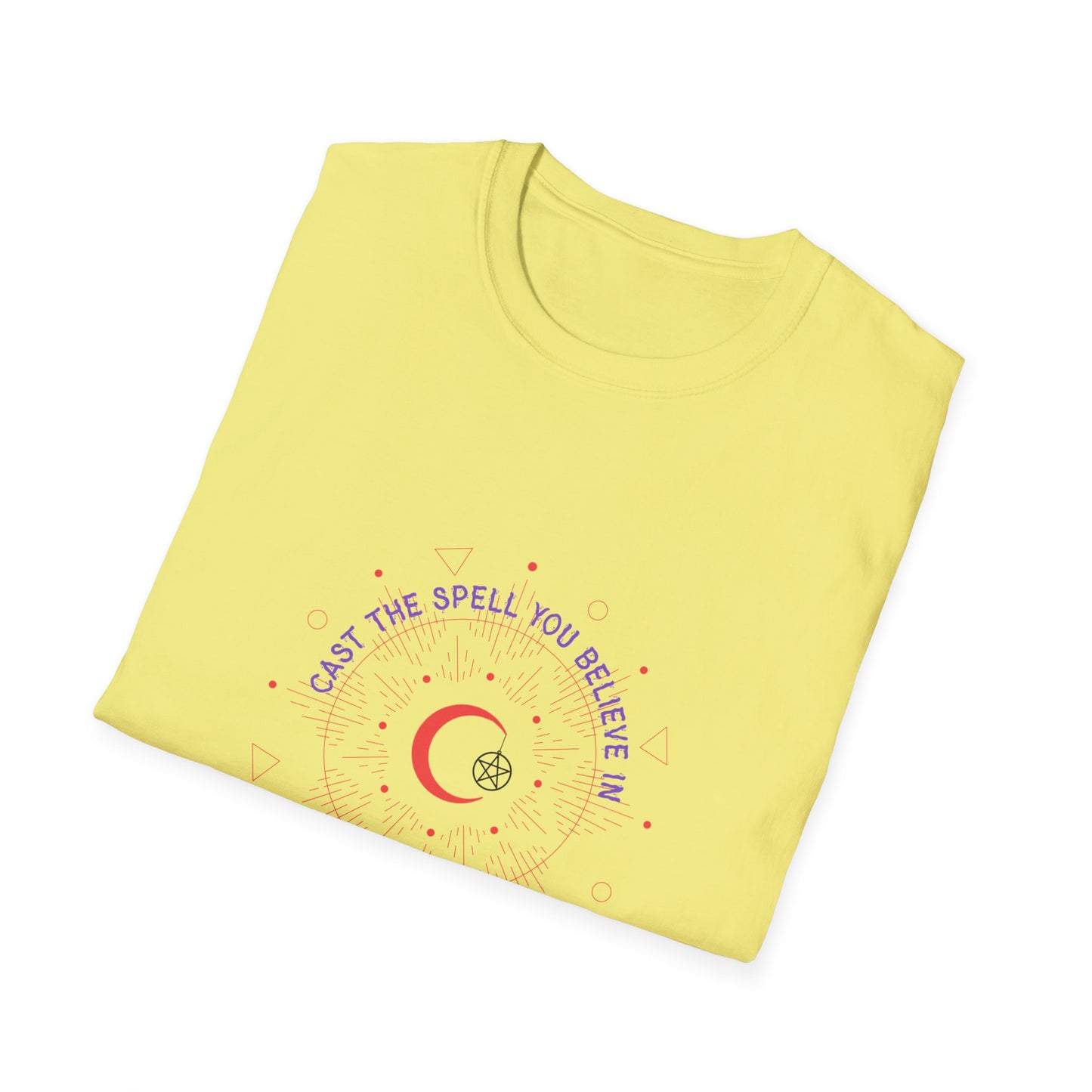 Magical Moon Phase T-Shirt | Unisex Softstyle Tee, Astrology Gift, Spiritual Apparel, Celestial Shirt, Empowering Gift for Her