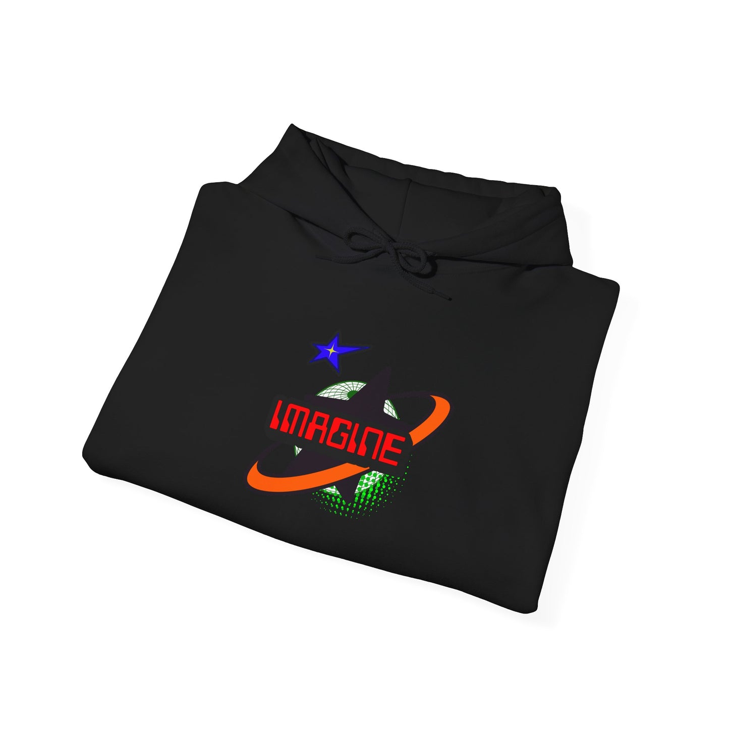 Cosmic 'Imagine' Unisex Hoodie | Trendy Streetwear, Gift for Dreamers, Cozy Layering, Perfect for All Seasons, Inspirational Apparel