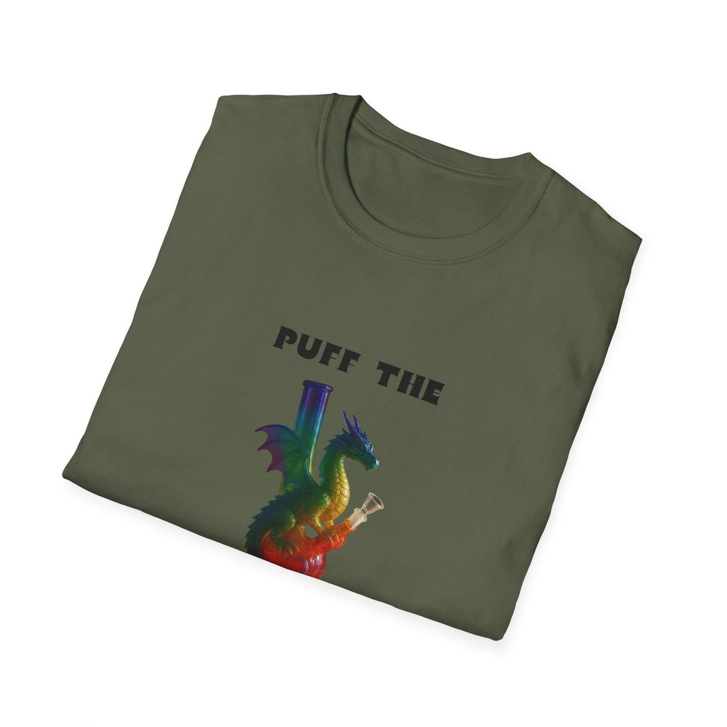 Magic Dragon T-Shirt, Unisex Graphic Tee, Softstyle Shirt, Vintage Music Apparel, Magical Gift, Festival Clothing