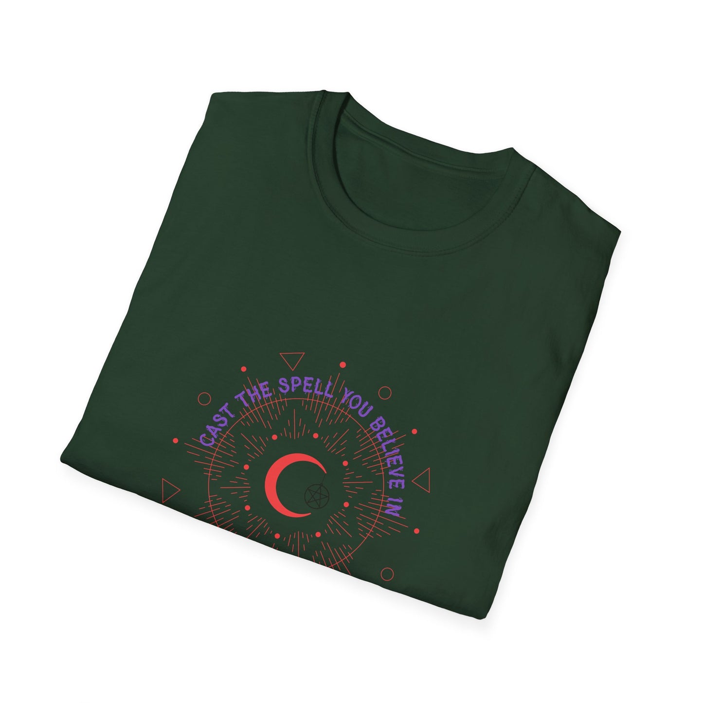 Magical Moon Phase T-Shirt | Unisex Softstyle Tee, Astrology Gift, Spiritual Apparel, Celestial Shirt, Empowering Gift for Her