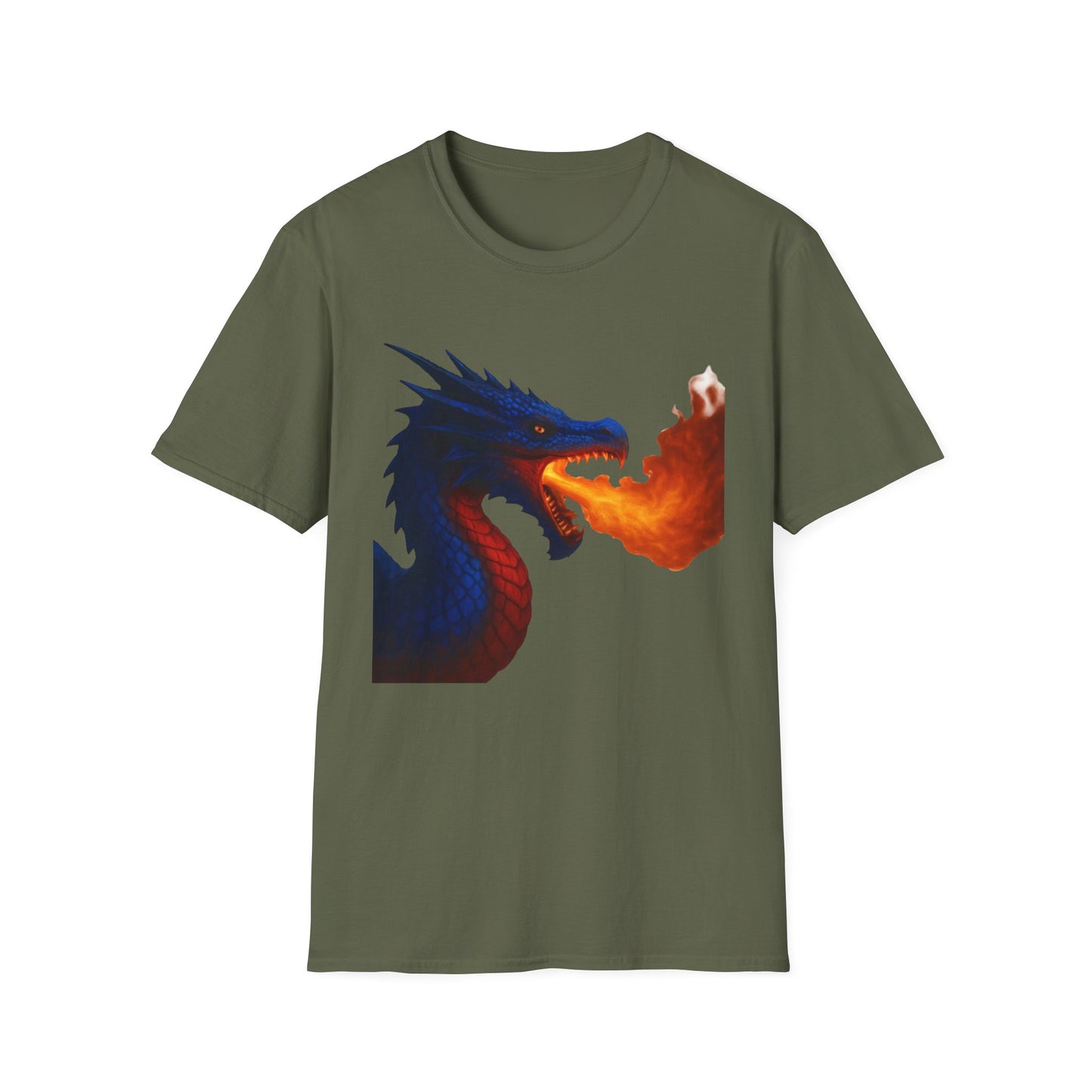 Fantasy Dragon Graphic Tee - Perfect for Gamers, Fantasy Lovers, Birthday Gifts, Casual Wear, Unique Gifts