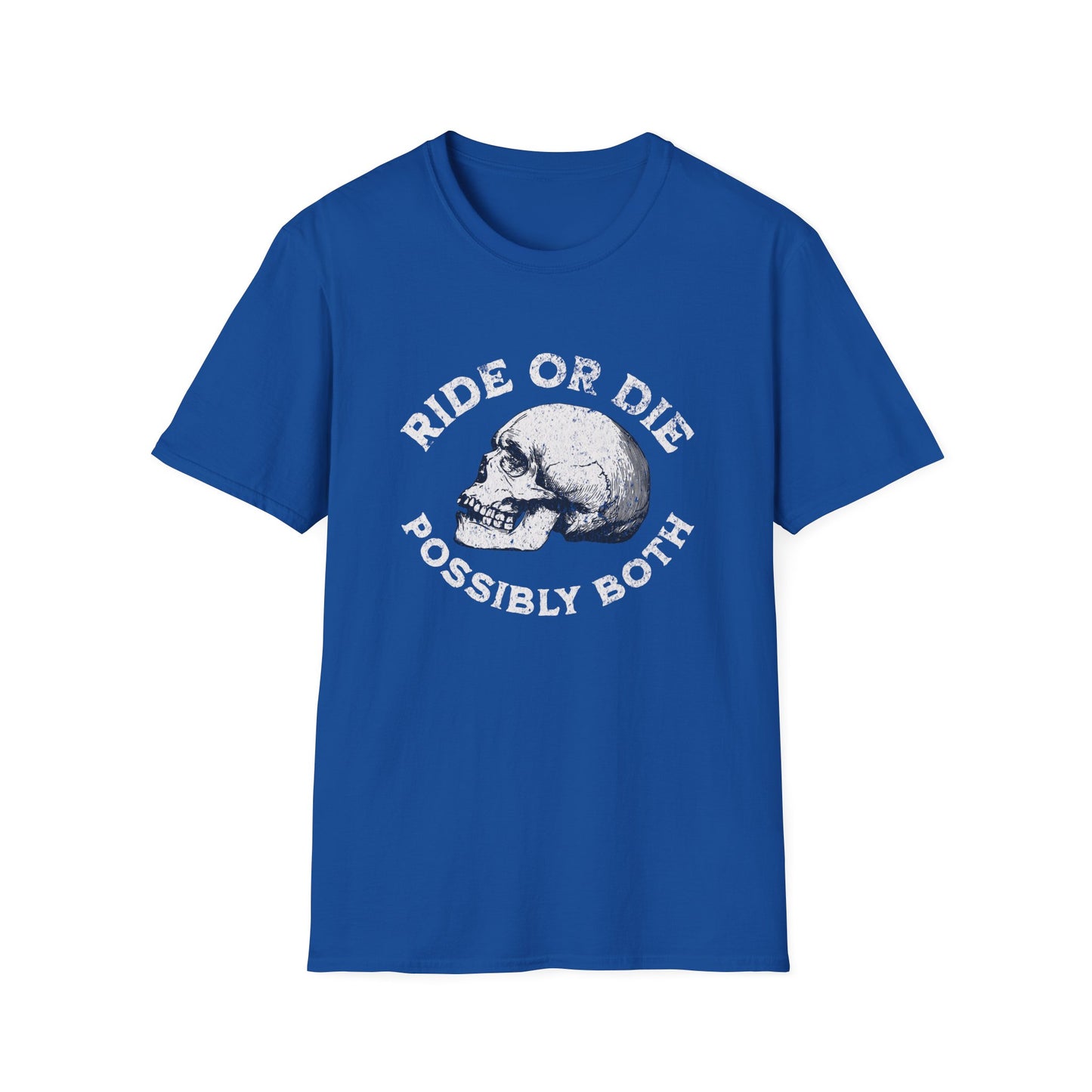 Ride or Die Skull T-Shirt, Unisex Graphic Tee, Edgy Streetwear, Alternative Fashion, Perfect for Bikers & Music Lovers