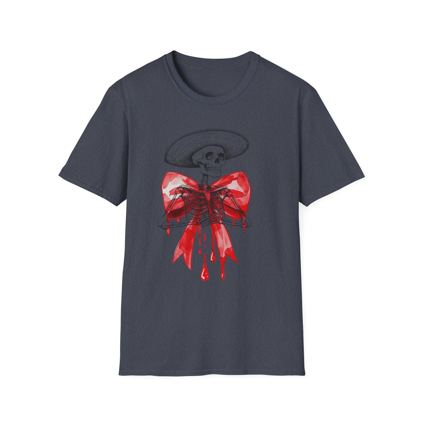 Bloody Skeleton, Unisex soft style T-Shirt
