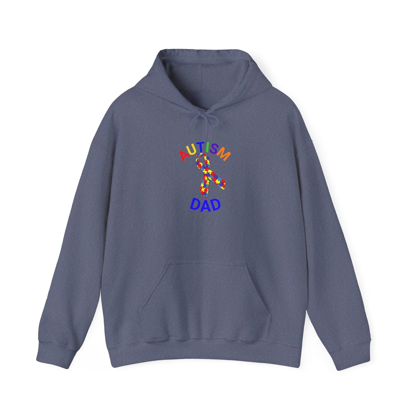 Autism Dad Inspirational Hoodie | Unisex Heavy Blend Sweatshirt for Fathers | Perfect Gift for Dad | Awareness Apparel
