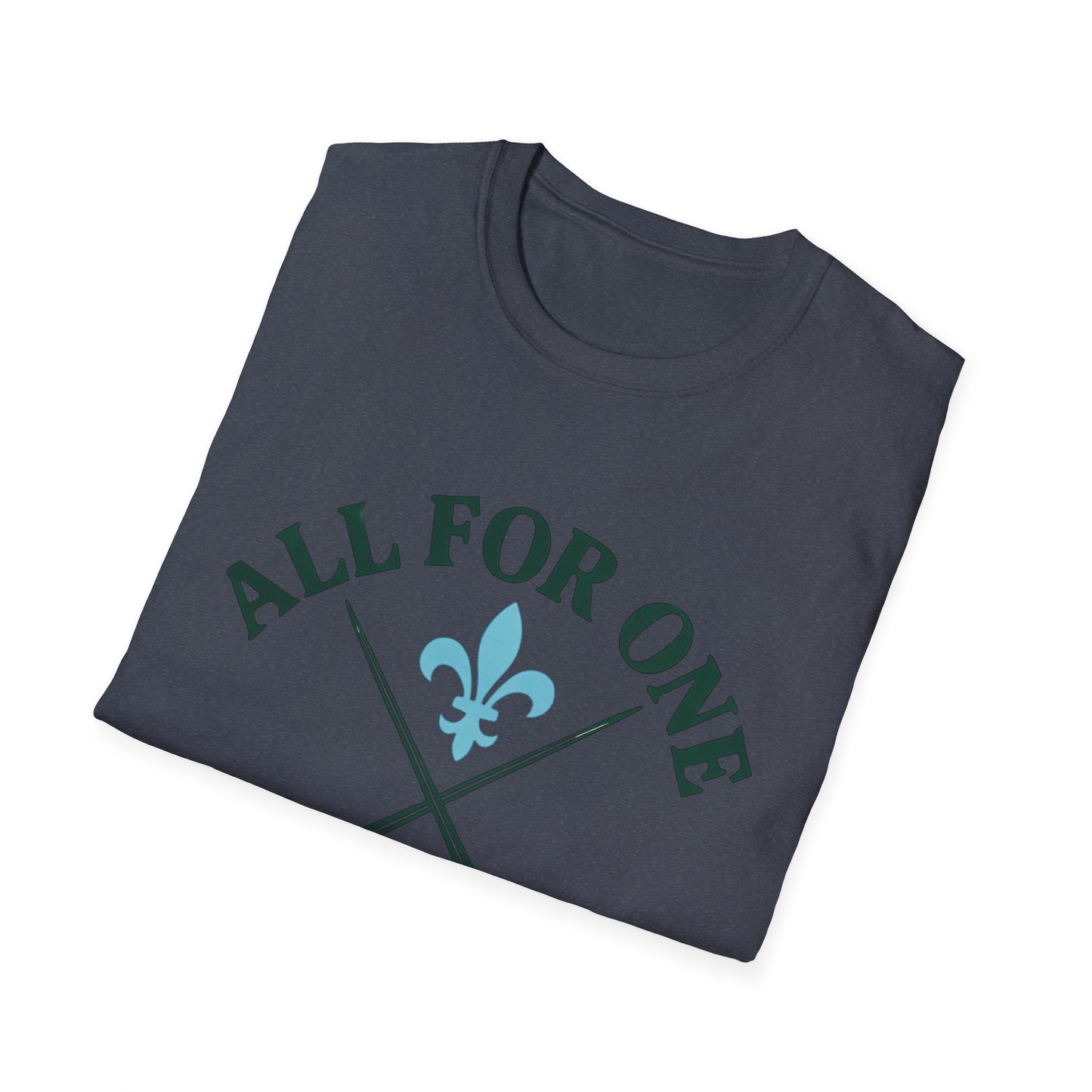 Unisex Graphic Tee - 'All For One, One For All' - Great for Team Events, Gifts, or Casual Wear