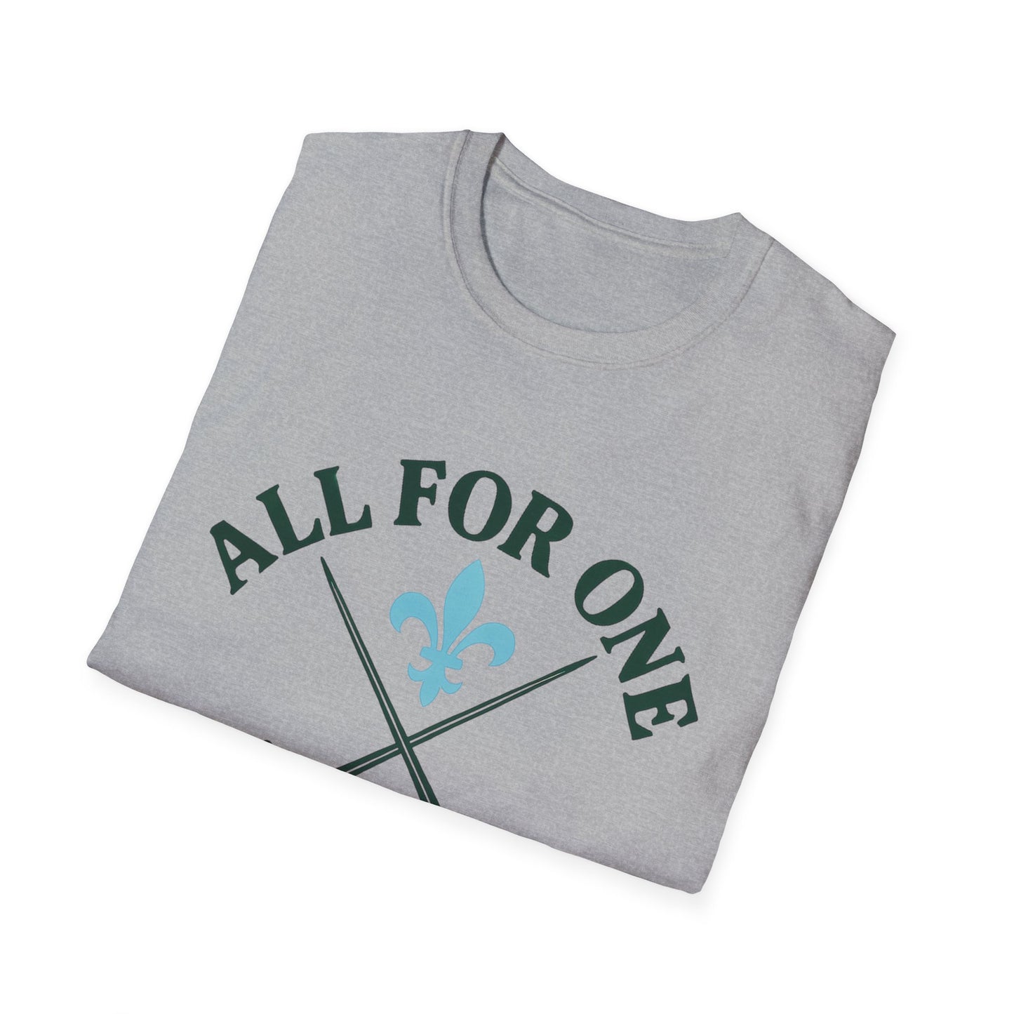Unisex Graphic Tee - 'All For One, One For All' - Great for Team Events, Gifts, or Casual Wear