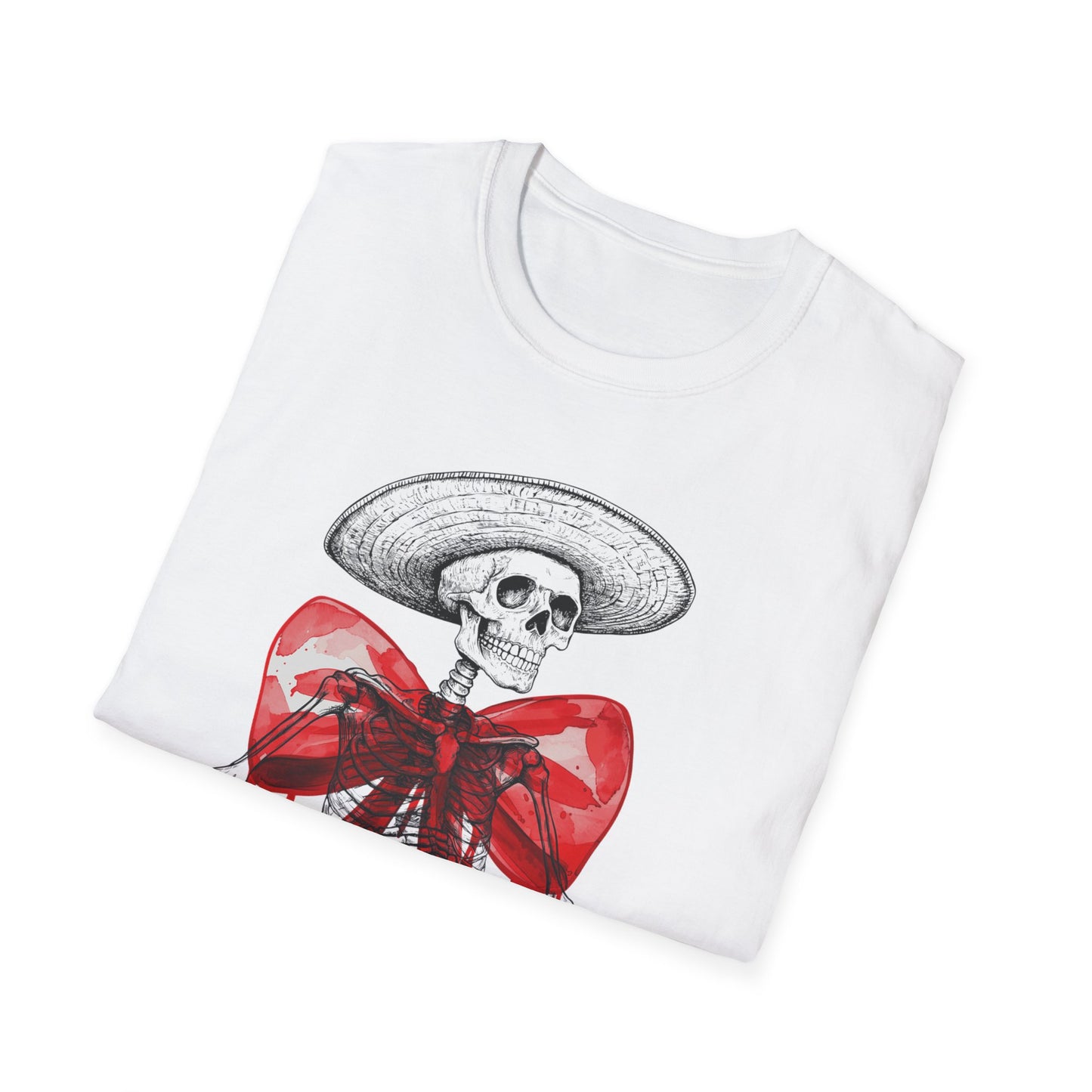 Bloody Skeleton, Unisex soft style T-Shirt
