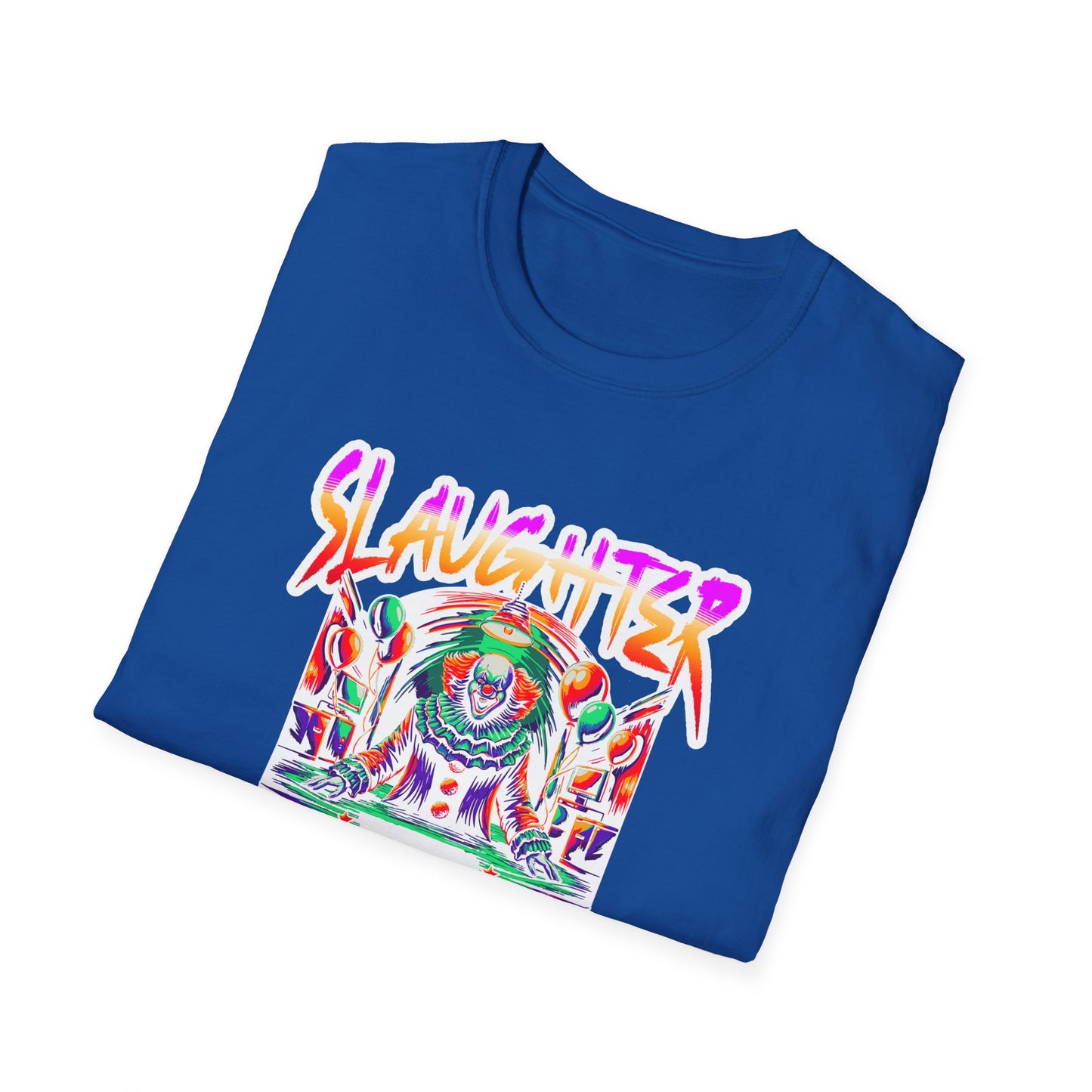 Colorful Graphic Tee - Slaughter Dreams, Unisex T-Shirt for Festivals, Edgy Summer Wear, Unique Gift, Streetwear Fashion