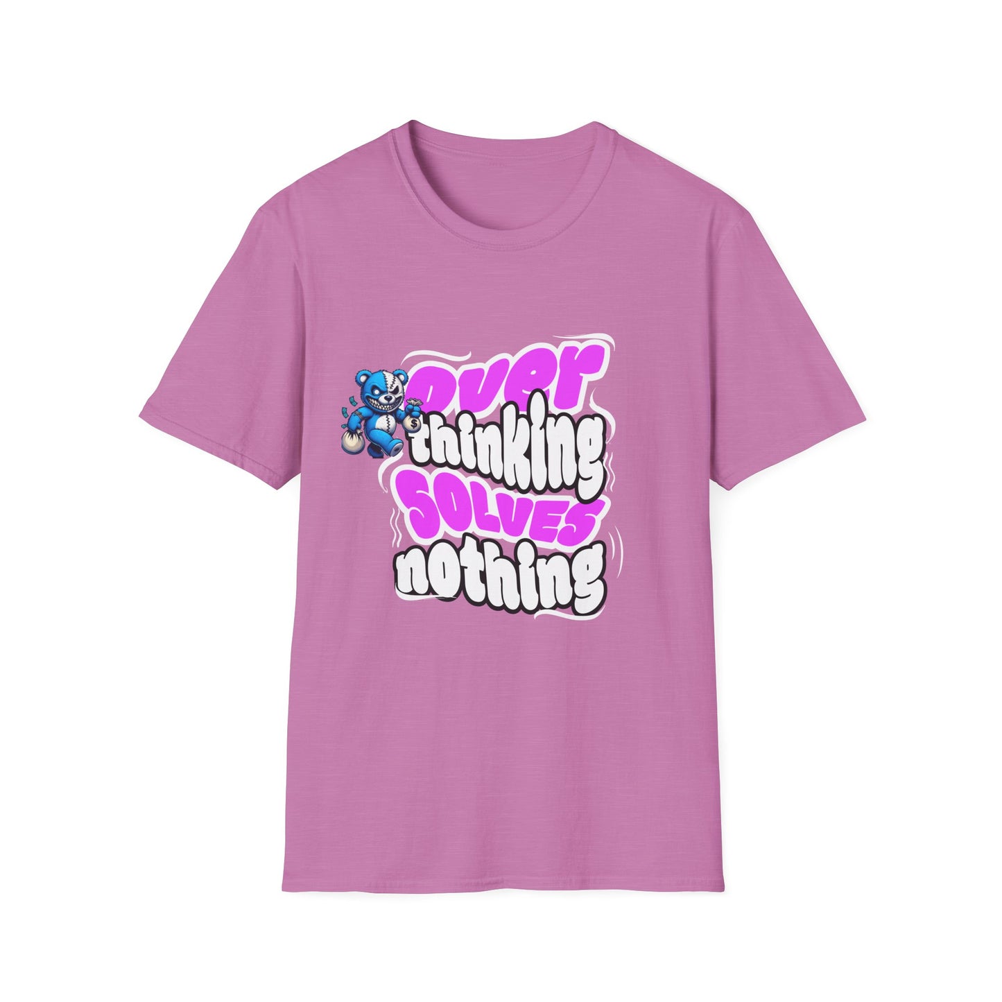 Funny Overthinking T-Shirt, Unisex Graphic Tee, Gift for Anxiety, Casual Wear, Birthday Gift, Relaxed Fit