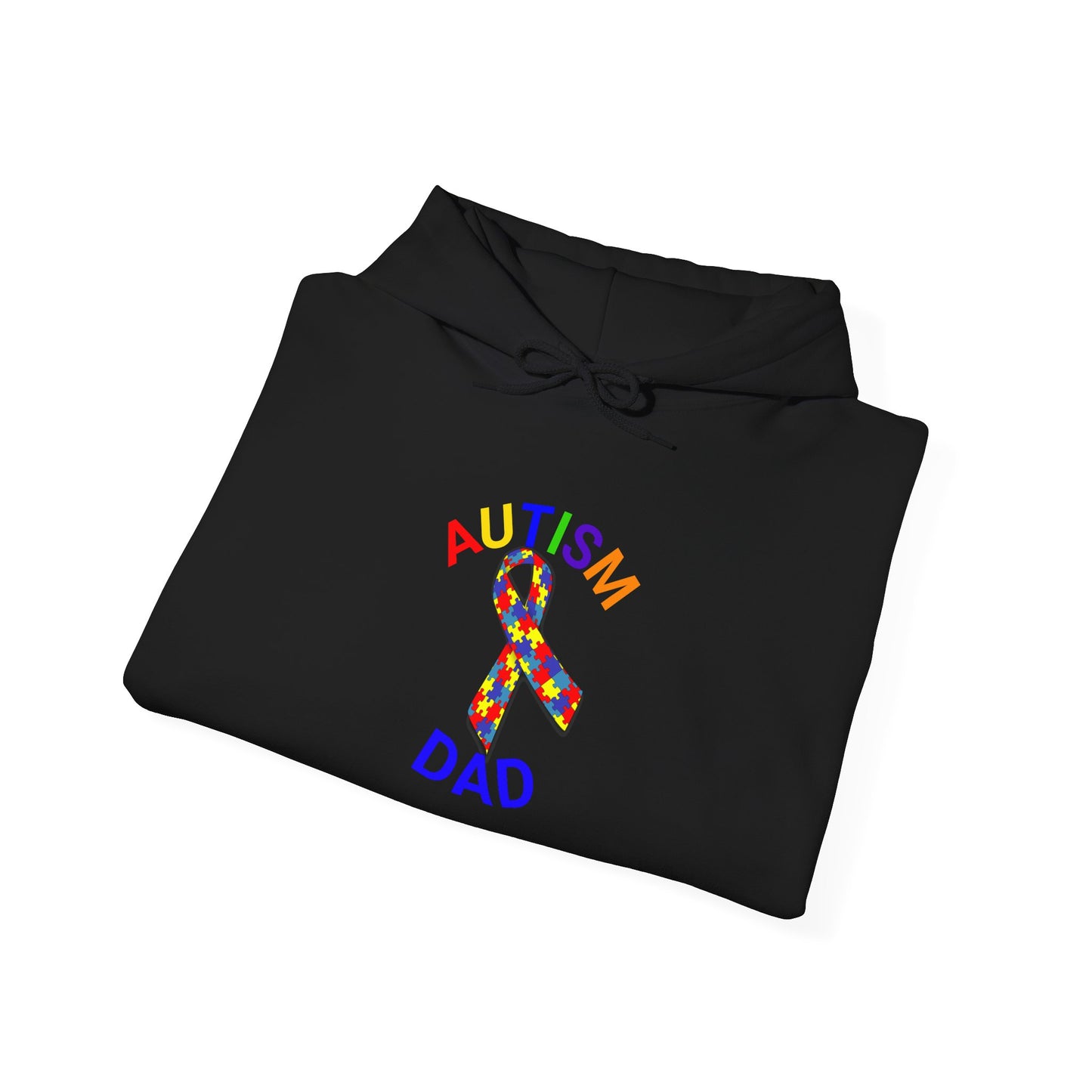 Autism Dad Inspirational Hoodie | Unisex Heavy Blend Sweatshirt for Fathers | Perfect Gift for Dad | Awareness Apparel