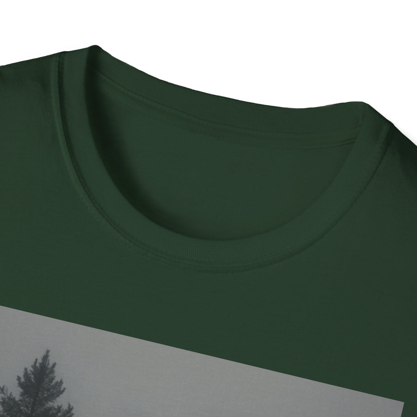 Mystical Forest T-Shirt | Unisex Softstyle Tee for Nature Lovers, Outdoor Adventures, Casual Wear, Gifts for Him & Her