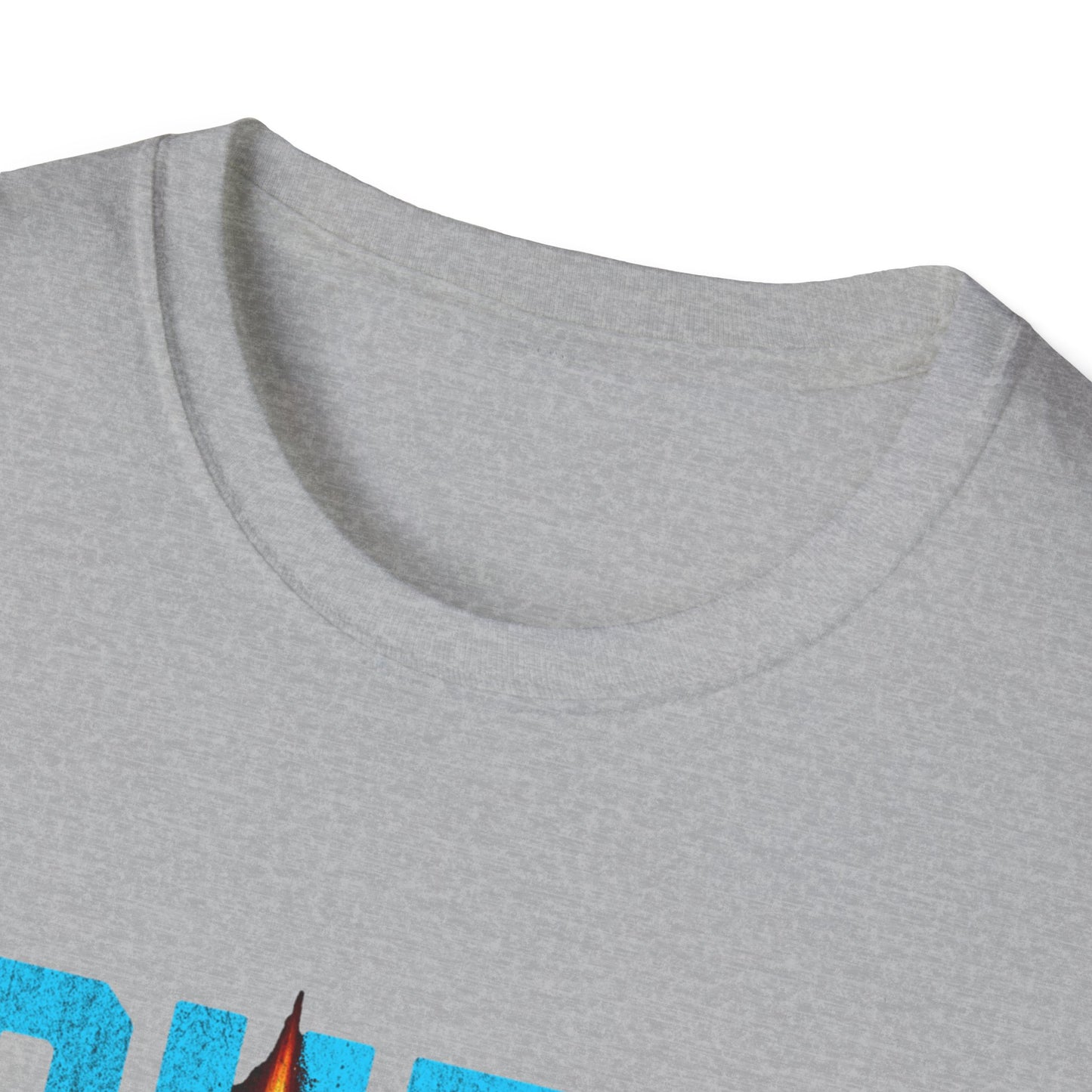 Burn It All Down Unisex Softstyle T-Shirt | Rebel Spirit Tee, Casual Graphic Shirt, Gift for Activists, Statement Wear, Edgy Fashion