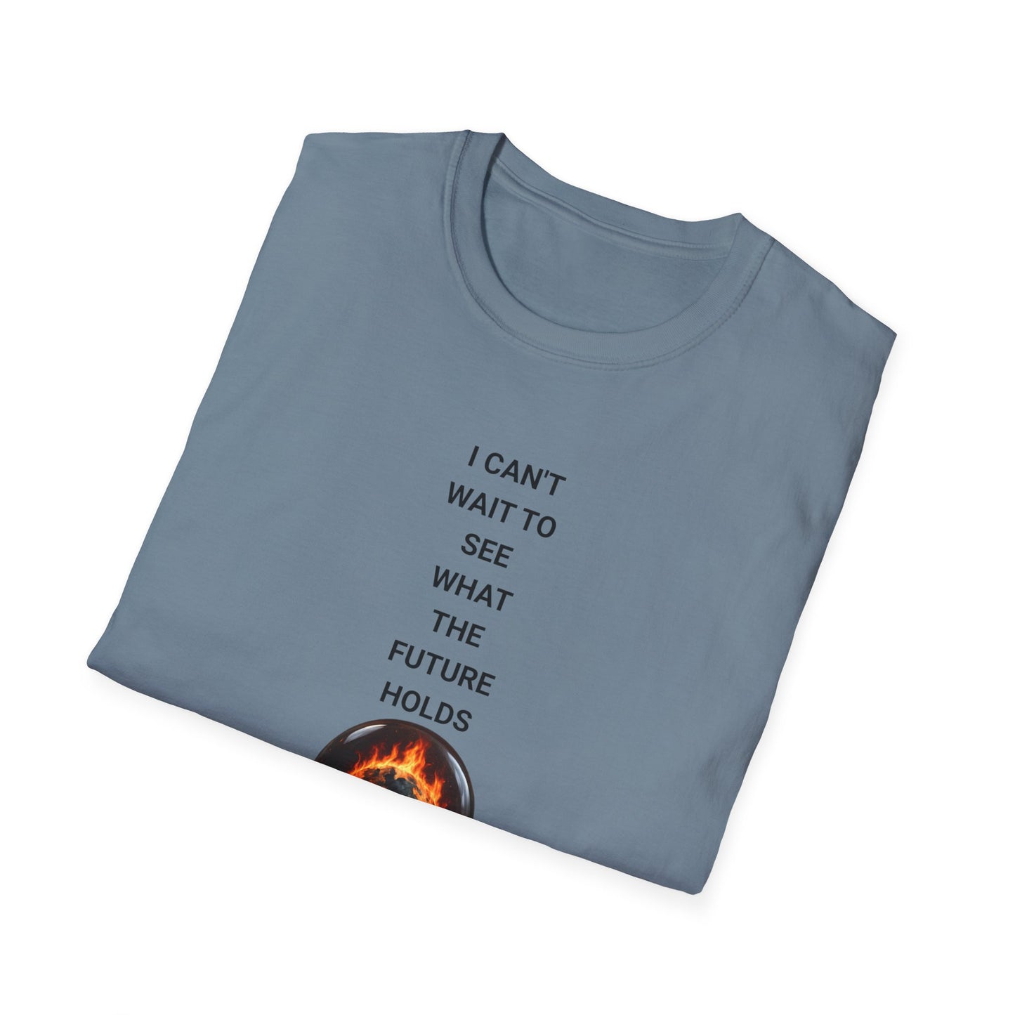 Crystal Ball Future T-Shirt, Psychic Gift, Astrology Apparel, Spiritual Tee, Carnivals & Festivals Occasional Wear