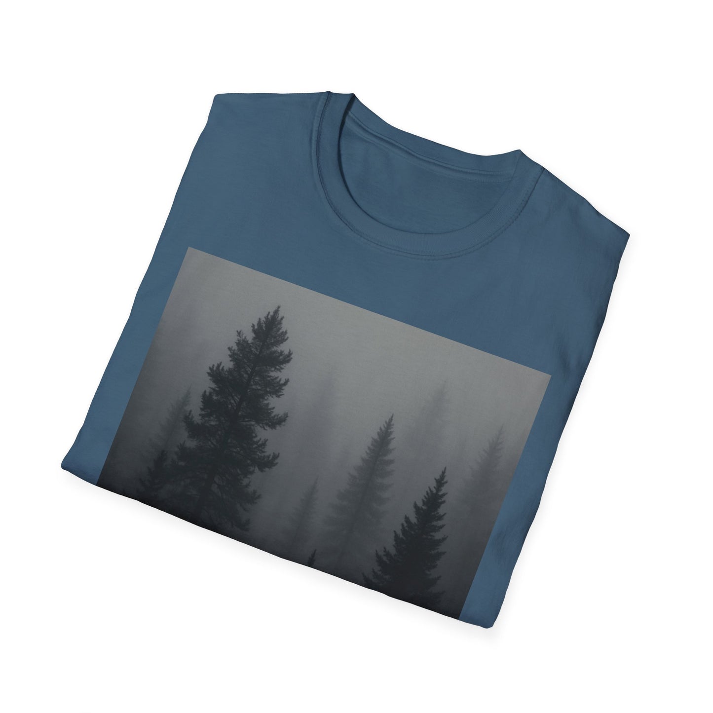 Mystical Forest T-Shirt | Unisex Softstyle Tee for Nature Lovers, Outdoor Adventures, Casual Wear, Gifts for Him & Her