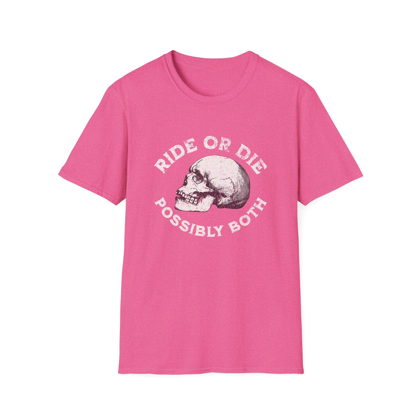 Ride or Die Skull T-Shirt, Unisex Graphic Tee, Edgy Streetwear, Alternative Fashion, Perfect for Bikers & Music Lovers