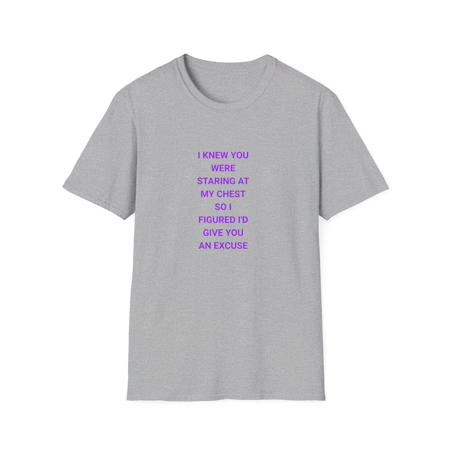 Flirty Quote T-Shirt, Unisex Softstyle Tee, Funny Graphic Tee, Gift for Her, Casual Wear, Trendy Statement Shirt, Everyday Humor