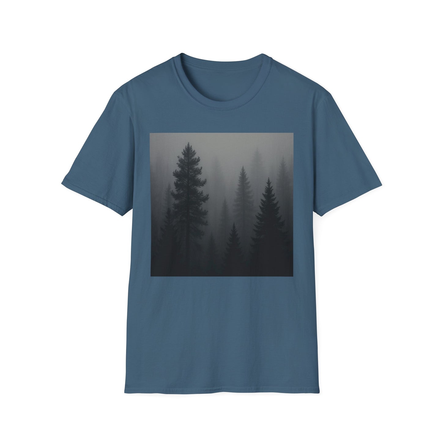 Mystical Forest T-Shirt | Unisex Softstyle Tee for Nature Lovers, Outdoor Adventures, Casual Wear, Gifts for Him & Her
