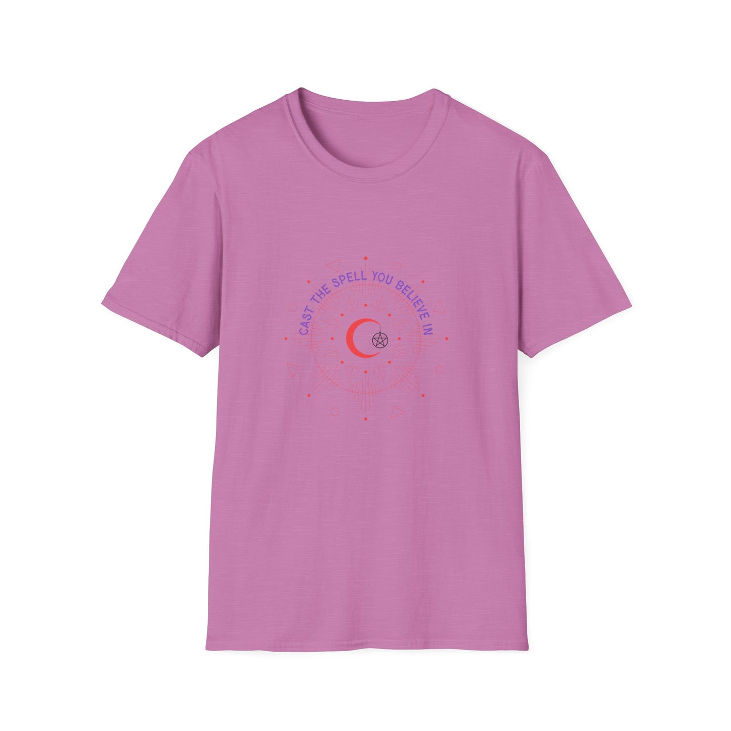 Magical Moon Phase T-Shirt | Unisex Softstyle Tee, Astrology Gift, Spiritual Apparel, Celestial Shirt, Empowering Gift for Her