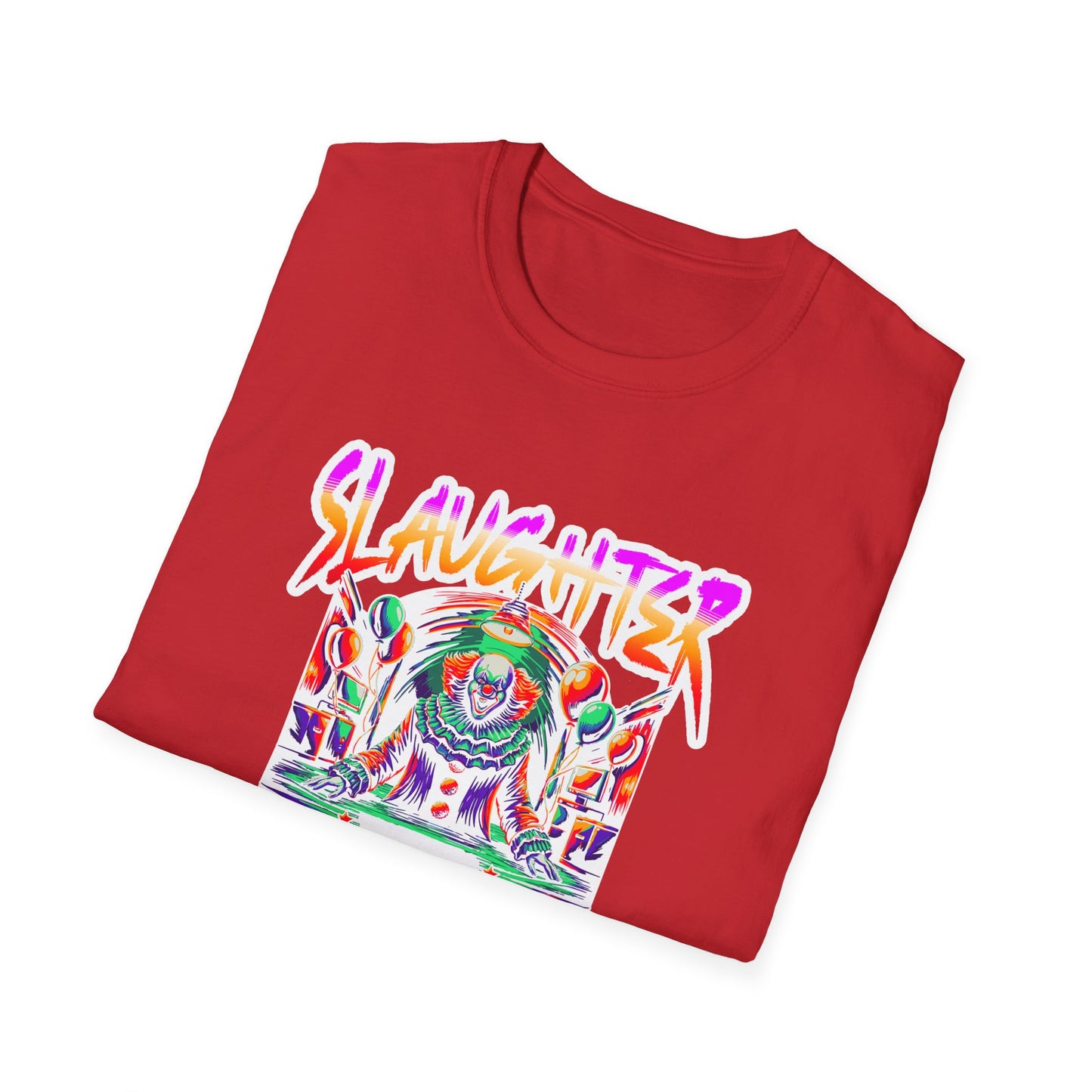 Colorful Graphic Tee - Slaughter Dreams, Unisex T-Shirt for Festivals, Edgy Summer Wear, Unique Gift, Streetwear Fashion