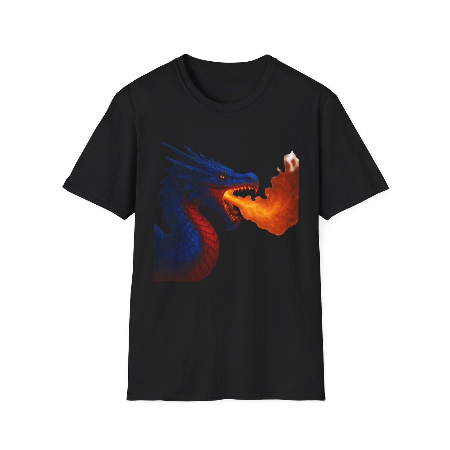 Fantasy Dragon Graphic Tee - Perfect for Gamers, Fantasy Lovers, Birthday Gifts, Casual Wear, Unique Gifts