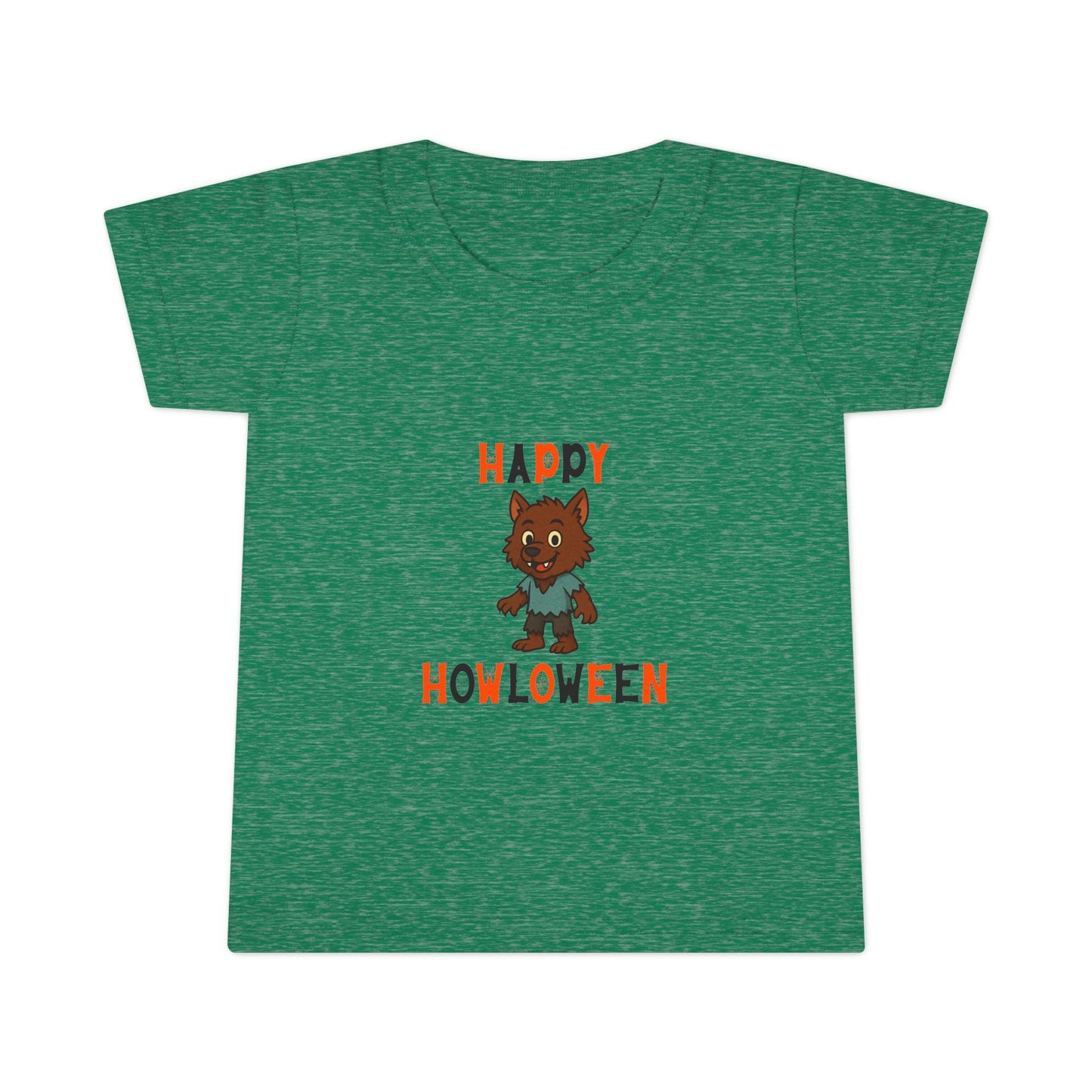 Toddler Halloween T-Shirt, Happy Howloween Kids Tee, Cute Halloween Shirt, Baby Wolf Costume Tee, Toddler Spooky Attire