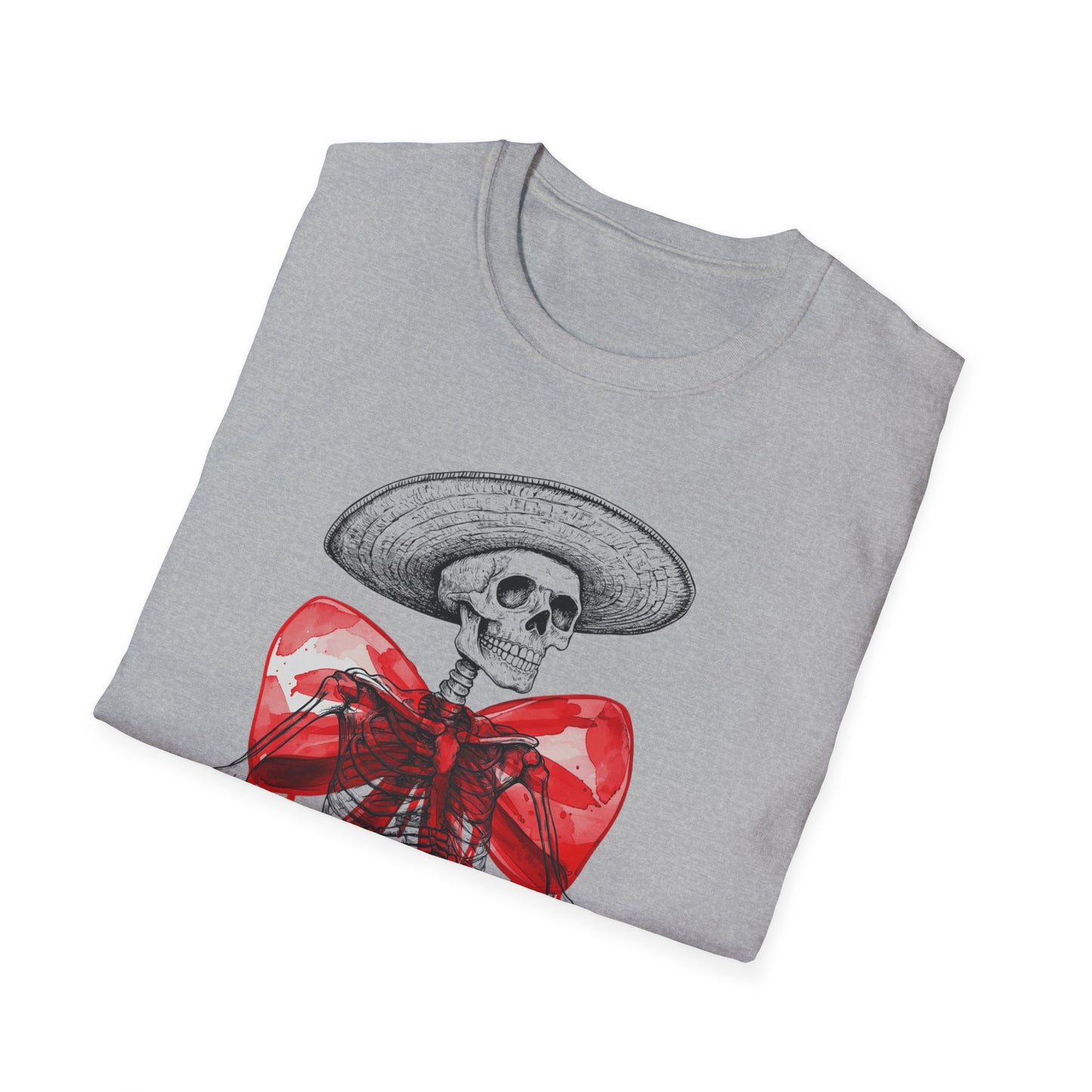 Bloody Skeleton, Unisex soft style T-Shirt