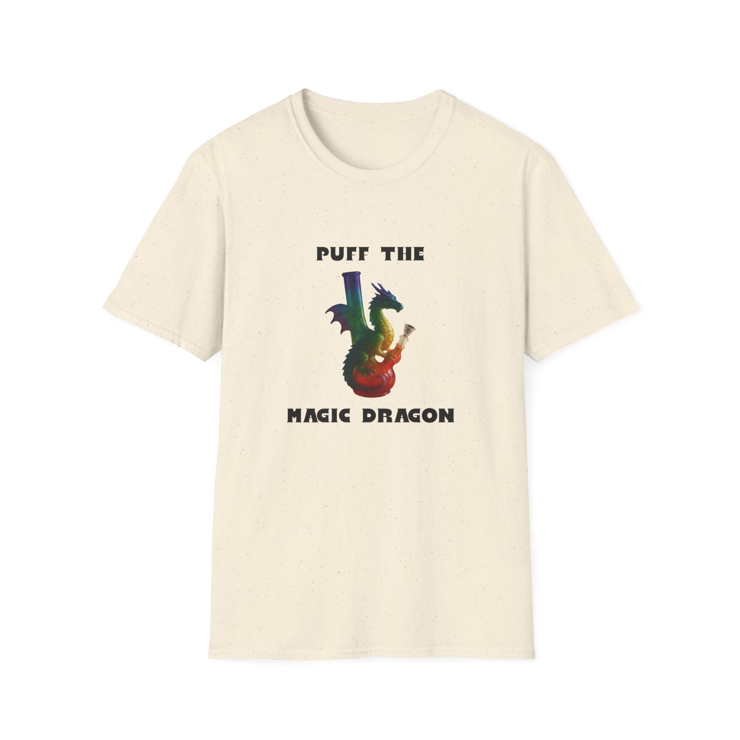 Magic Dragon T-Shirt, Unisex Graphic Tee, Softstyle Shirt, Vintage Music Apparel, Magical Gift, Festival Clothing