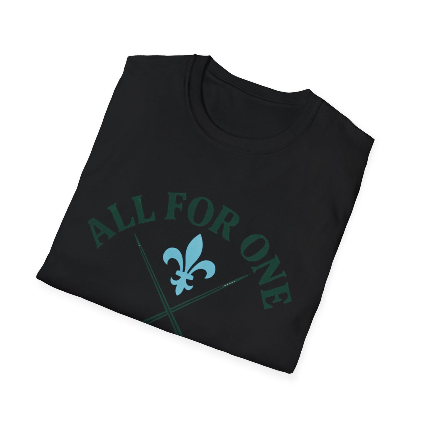 Unisex Graphic Tee - 'All For One, One For All' - Great for Team Events, Gifts, or Casual Wear