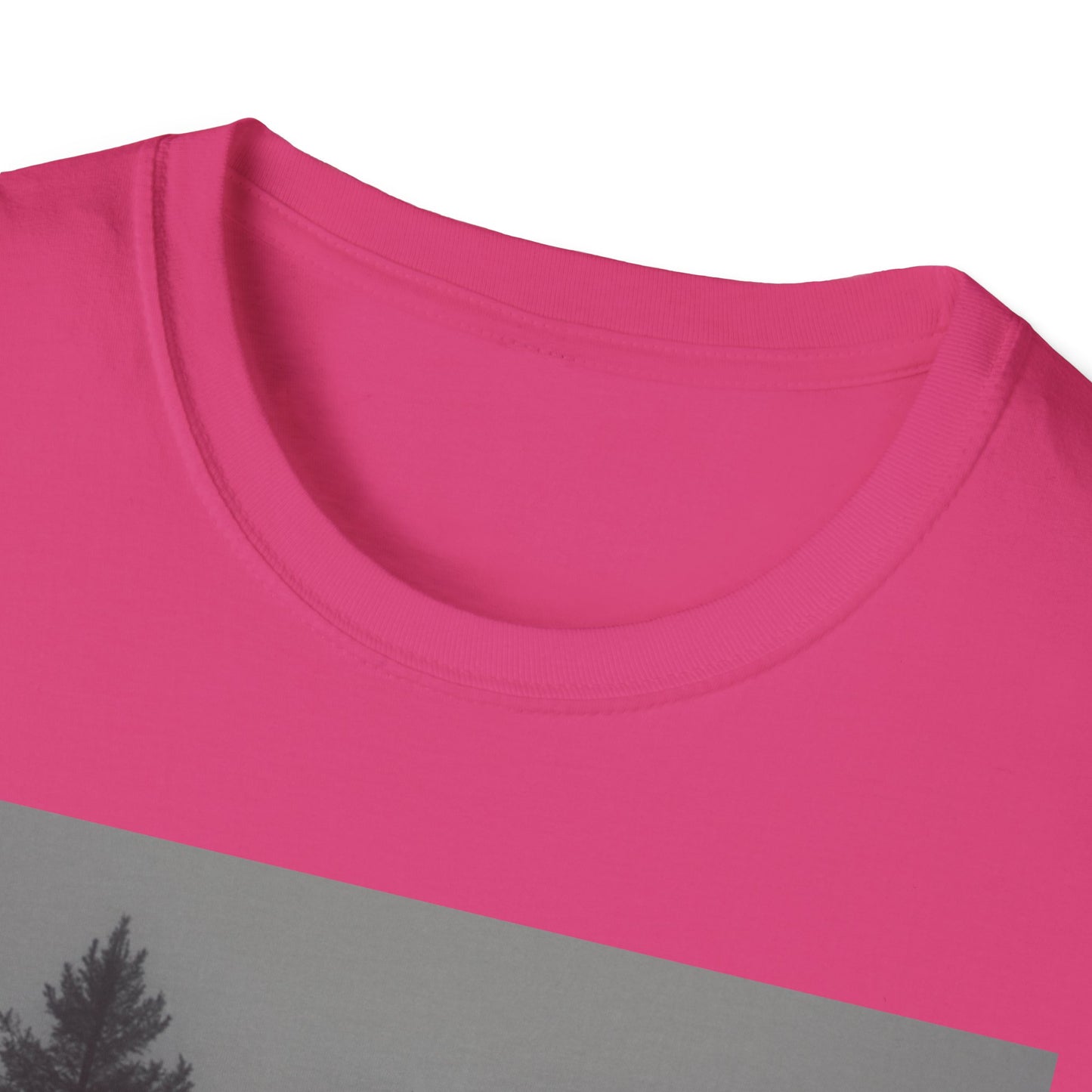 Mystical Forest T-Shirt | Unisex Softstyle Tee for Nature Lovers, Outdoor Adventures, Casual Wear, Gifts for Him & Her