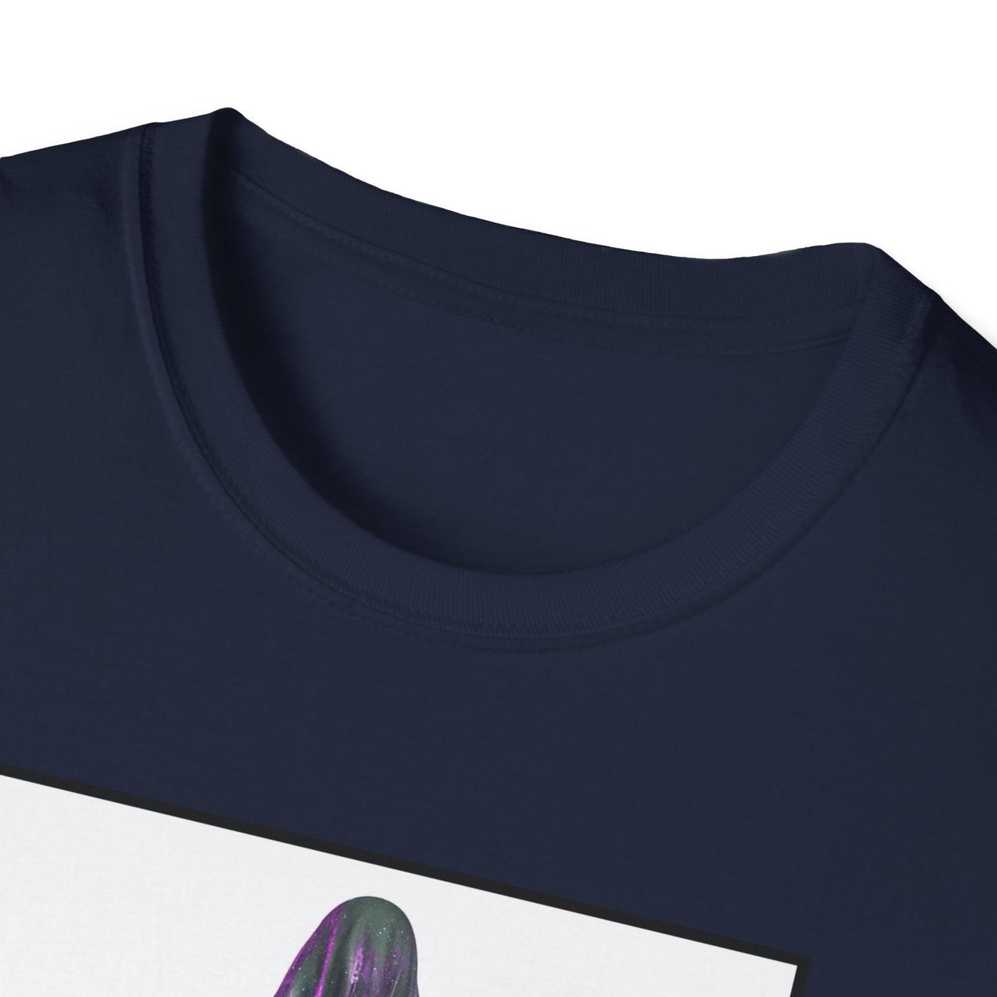 Cosmic Vibe Unisex Softstyle T-Shirt - Celestial Graphic Tee, Space Lover's Gift, Retro Aesthetic Shirt, Festival Wear, Geeky Apparel