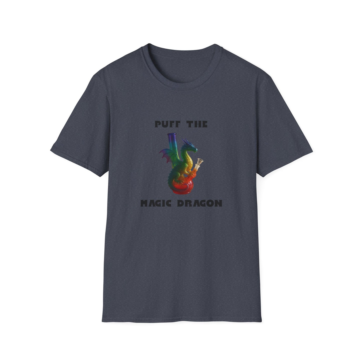 Magic Dragon T-Shirt, Unisex Graphic Tee, Softstyle Shirt, Vintage Music Apparel, Magical Gift, Festival Clothing
