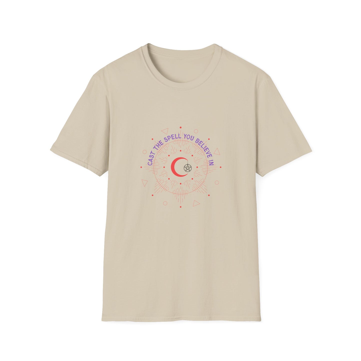 Magical Moon Phase T-Shirt | Unisex Softstyle Tee, Astrology Gift, Spiritual Apparel, Celestial Shirt, Empowering Gift for Her
