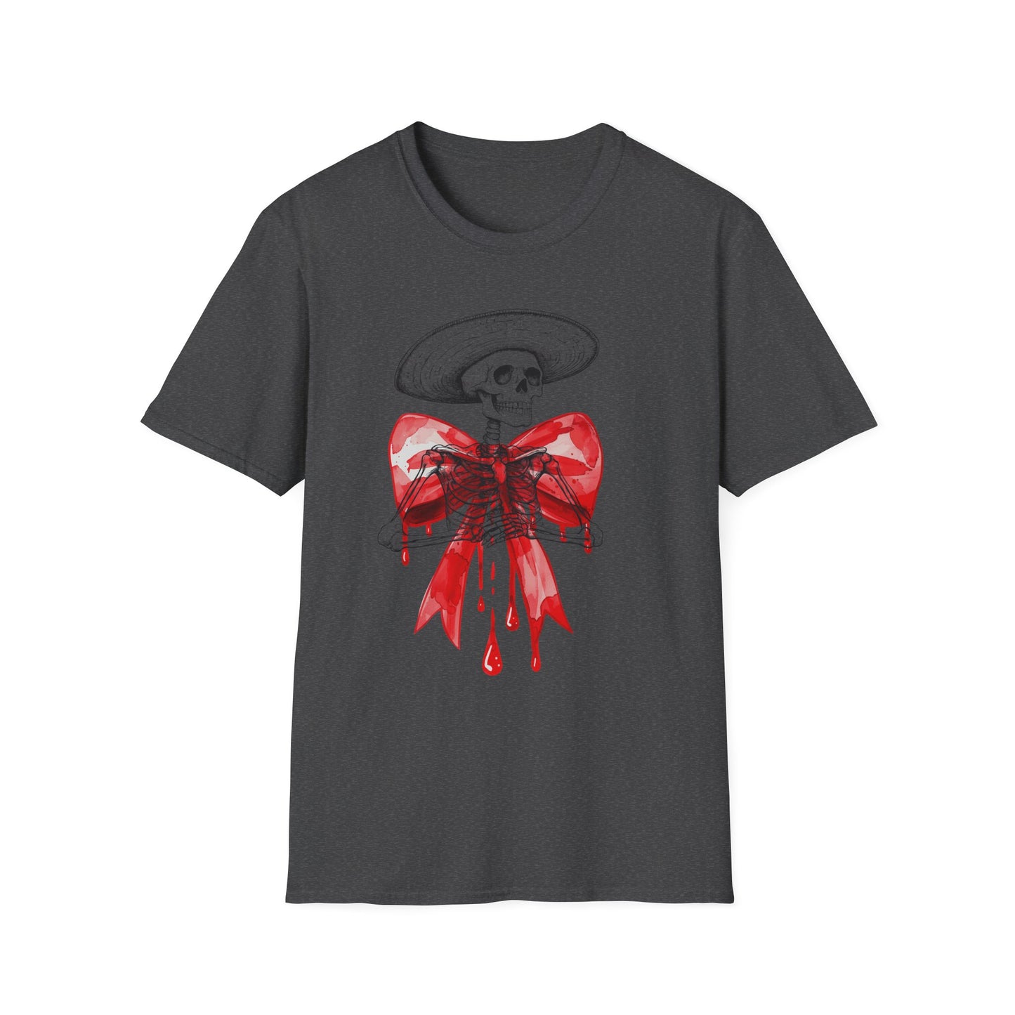Bloody Skeleton, Unisex soft style T-Shirt
