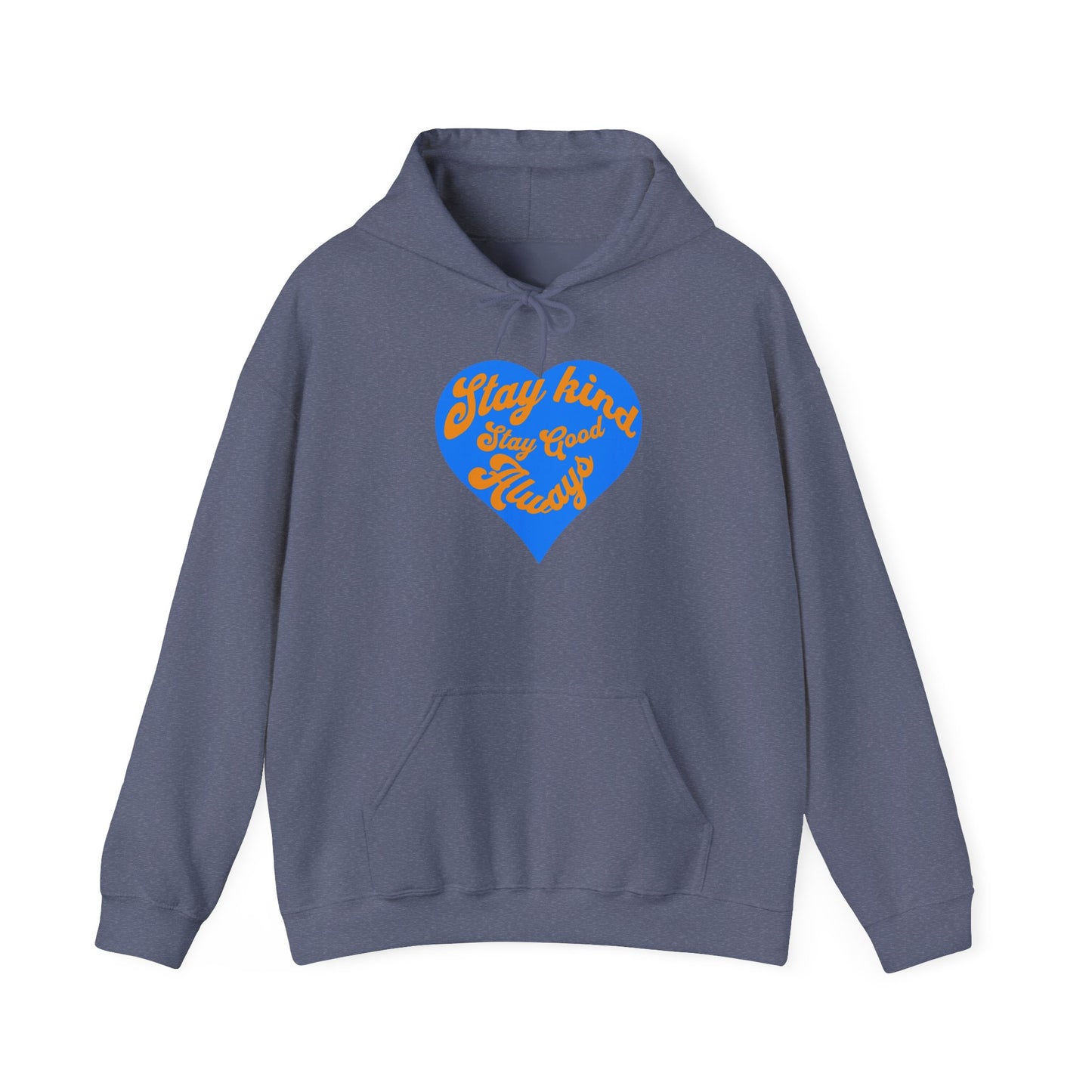 Stay Kind Heart Hoodie - Cozy Unisex Sweatshirt, Ideal for Gifts, Casual Wear, Everyday Comfort, Fall Fashion, Motivation