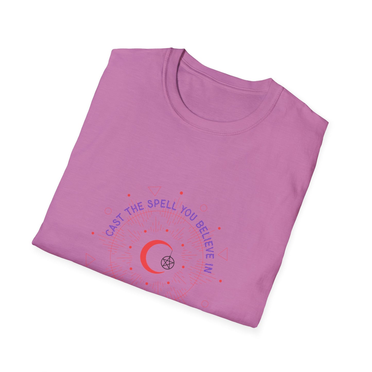 Magical Moon Phase T-Shirt | Unisex Softstyle Tee, Astrology Gift, Spiritual Apparel, Celestial Shirt, Empowering Gift for Her