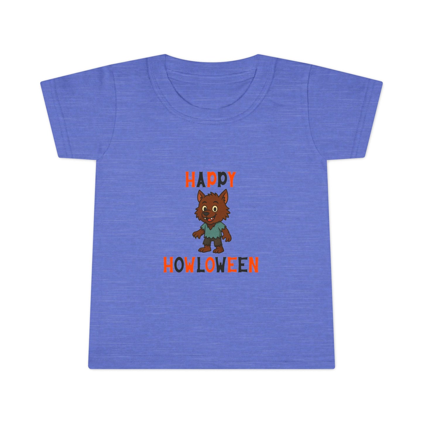 Toddler Halloween T-Shirt, Happy Howloween Kids Tee, Cute Halloween Shirt, Baby Wolf Costume Tee, Toddler Spooky Attire
