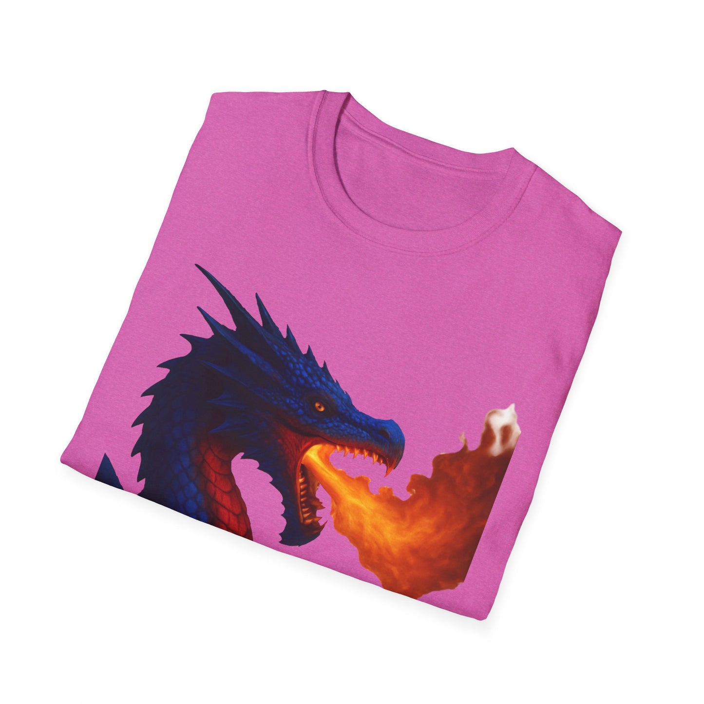 Fantasy Dragon Graphic Tee - Perfect for Gamers, Fantasy Lovers, Birthday Gifts, Casual Wear, Unique Gifts