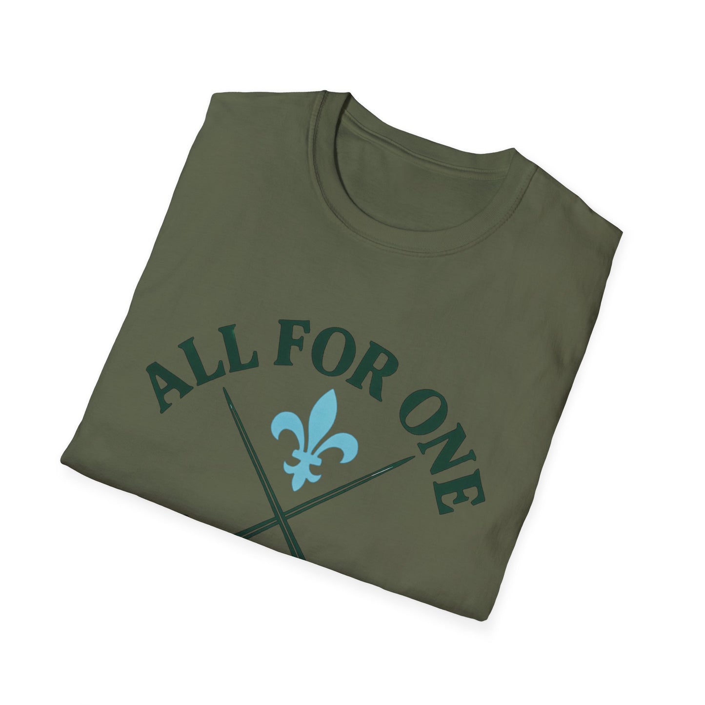 Unisex Graphic Tee - 'All For One, One For All' - Great for Team Events, Gifts, or Casual Wear