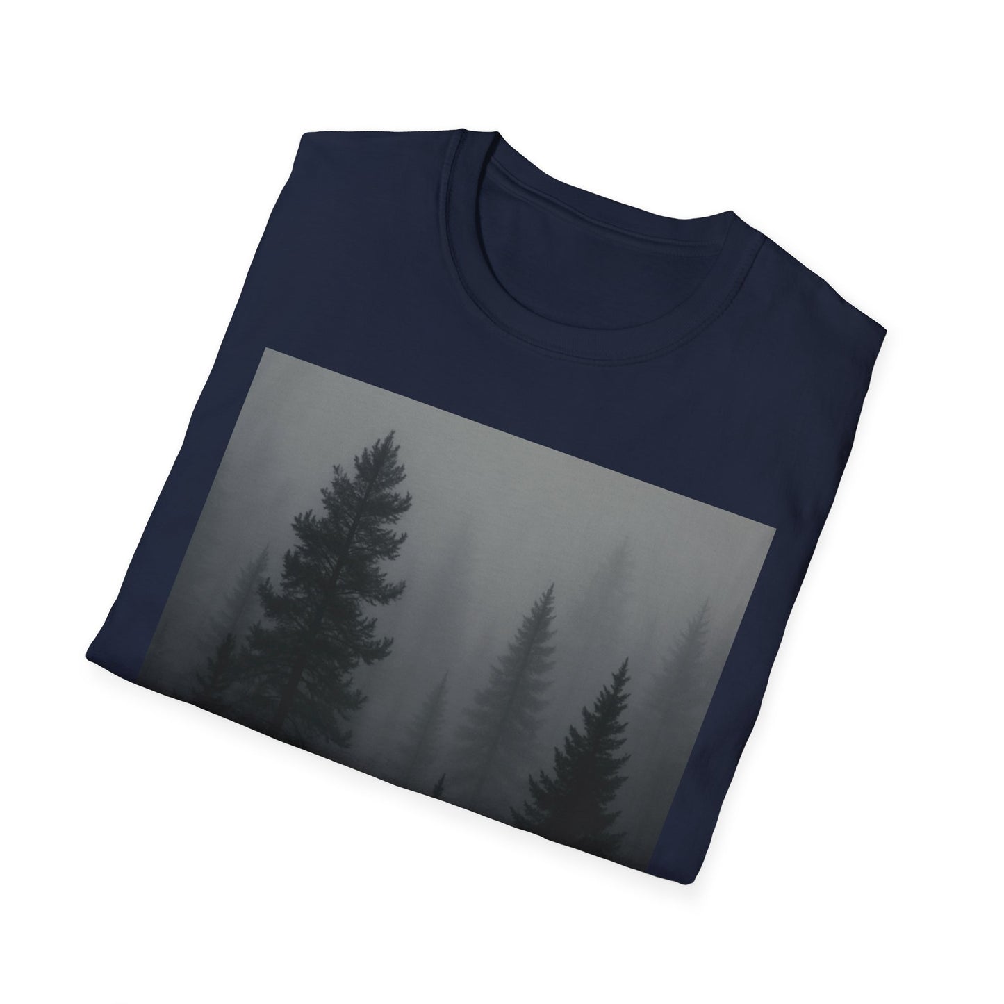 Mystical Forest T-Shirt | Unisex Softstyle Tee for Nature Lovers, Outdoor Adventures, Casual Wear, Gifts for Him & Her