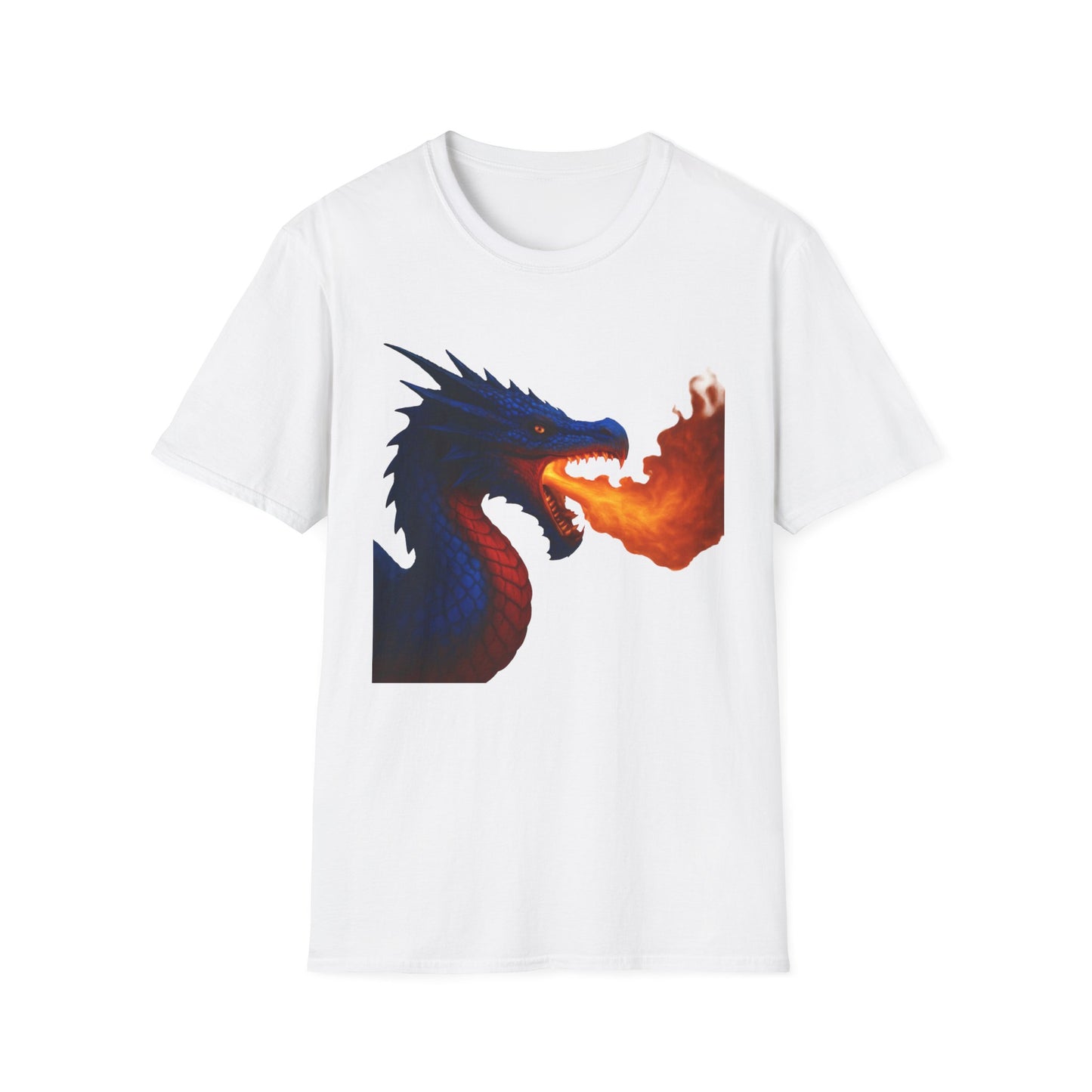 Fantasy Dragon Graphic Tee - Perfect for Gamers, Fantasy Lovers, Birthday Gifts, Casual Wear, Unique Gifts