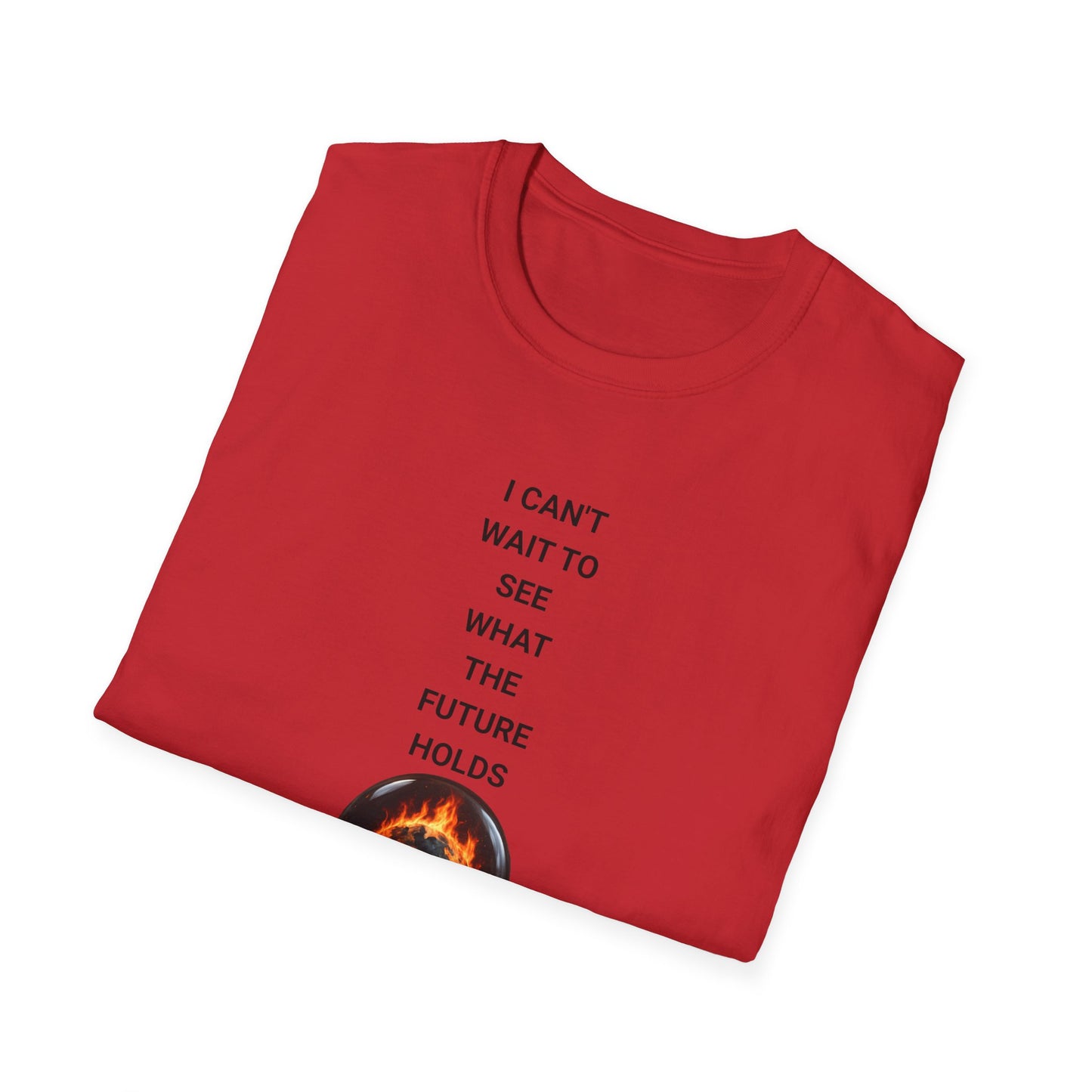 Crystal Ball Future T-Shirt, Psychic Gift, Astrology Apparel, Spiritual Tee, Carnivals & Festivals Occasional Wear