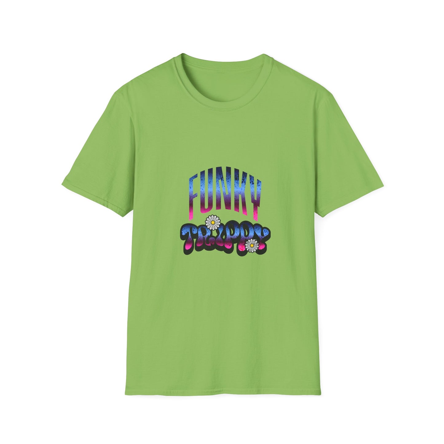 Funky Happy Unisex T-Shirt – Perfect for Festivals, Gifts & Everyday Wear, Vivid Graphics, Casual Style, Birthday Celebration