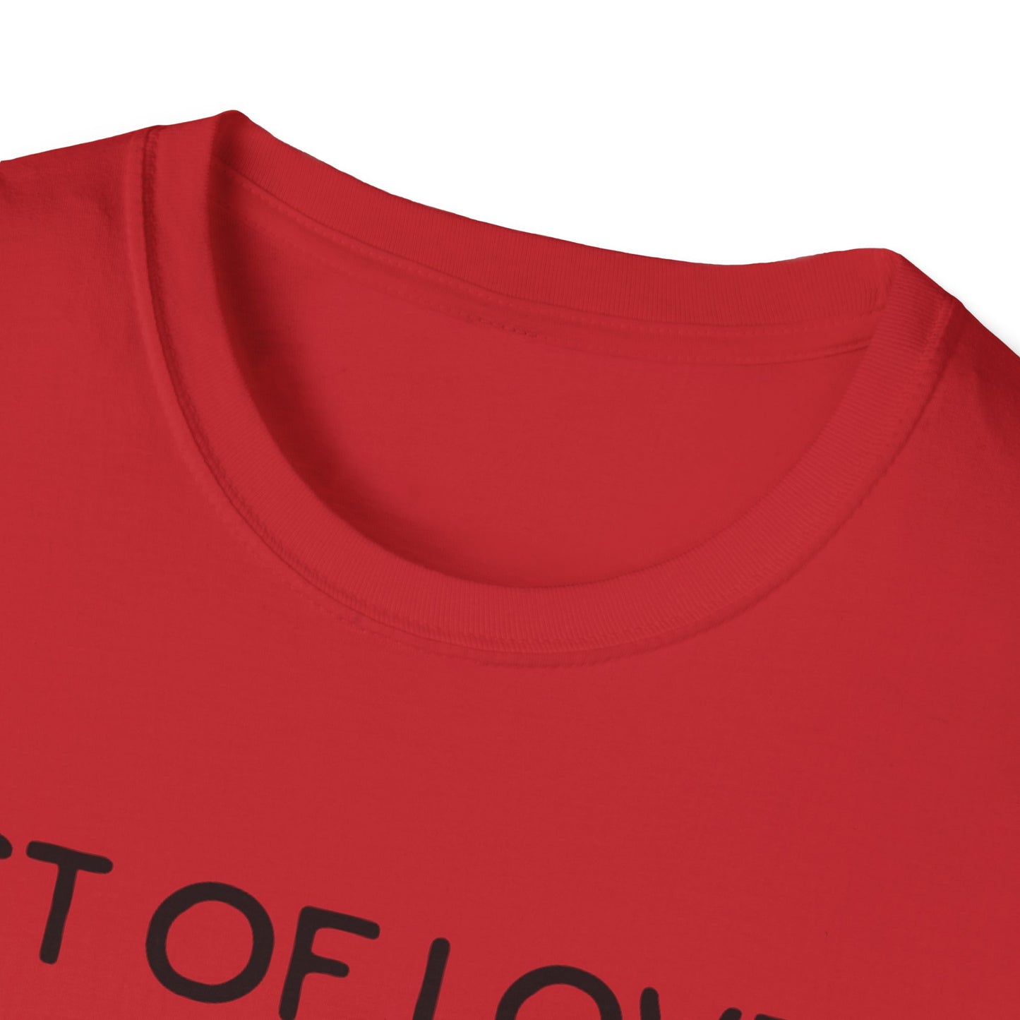 List of Love Unisex T-Shirt, Cute, Adorable, Sexy, Gift for Her, Valentine's Day, Casual Wear, Funny Tees