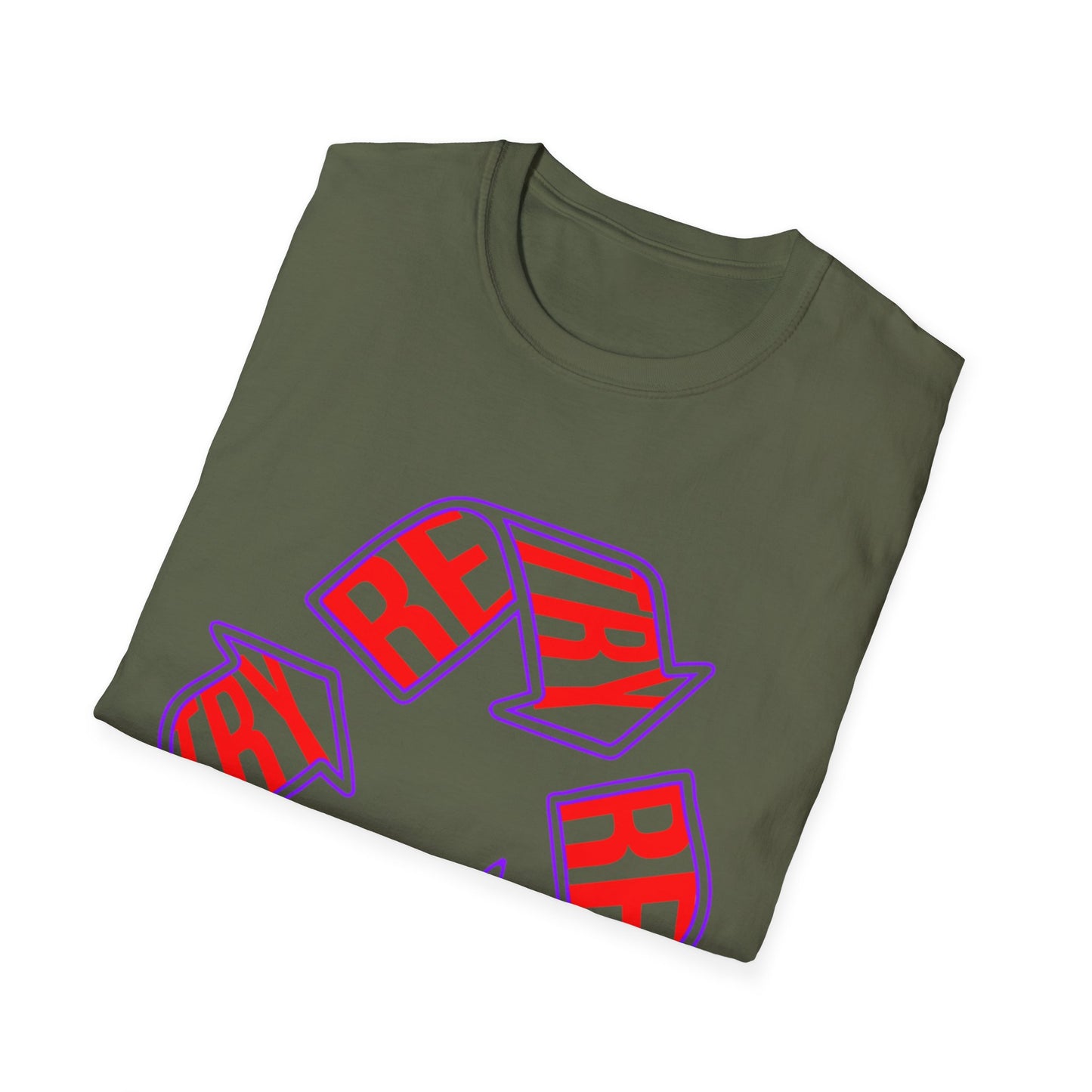 Recycled Vibes Unisex T-Shirt, Eco-Friendly Tee, Casual Wear, Gift for Eco-Conscious, Sustainable Fashion, Everyday Staple