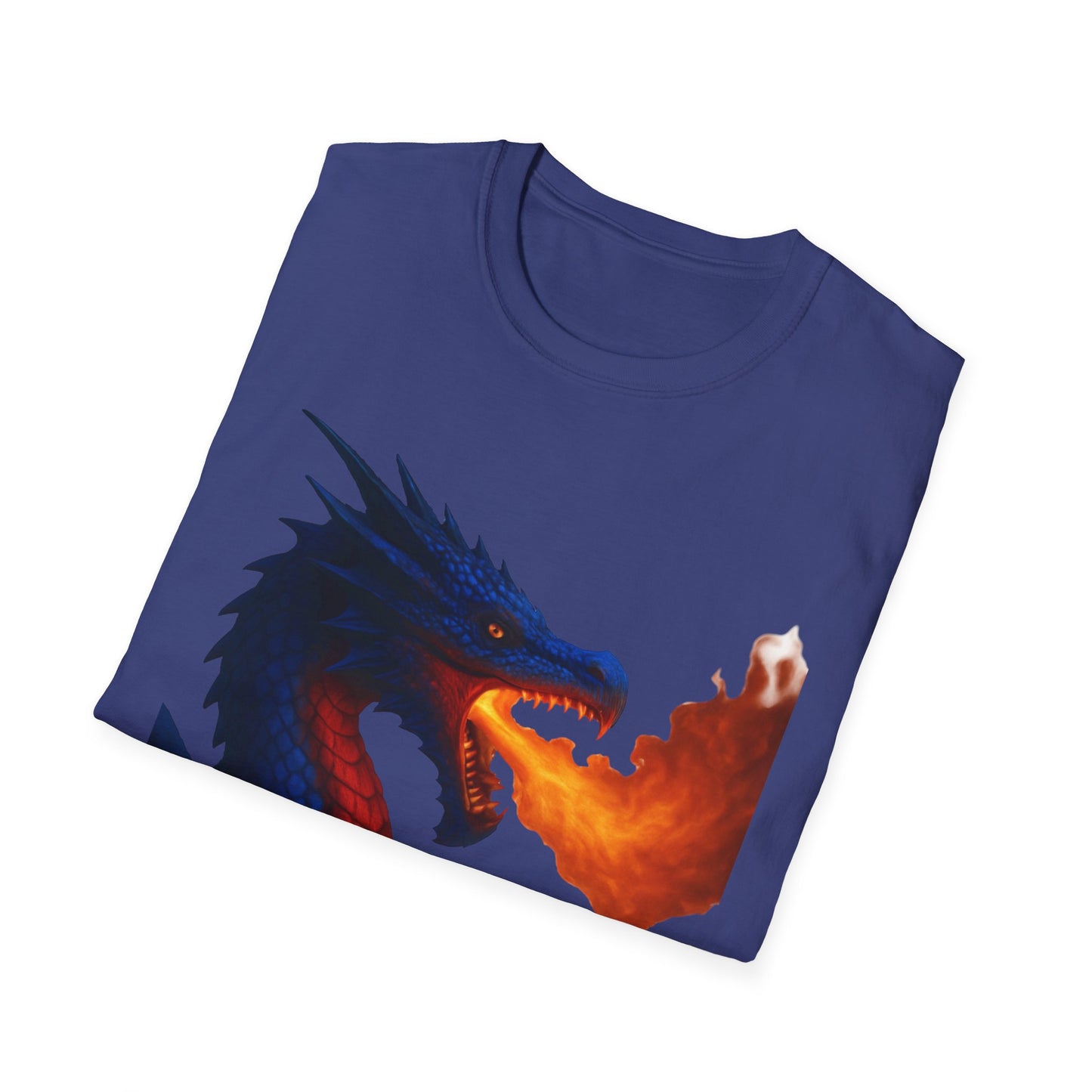 Fantasy Dragon Graphic Tee - Perfect for Gamers, Fantasy Lovers, Birthday Gifts, Casual Wear, Unique Gifts